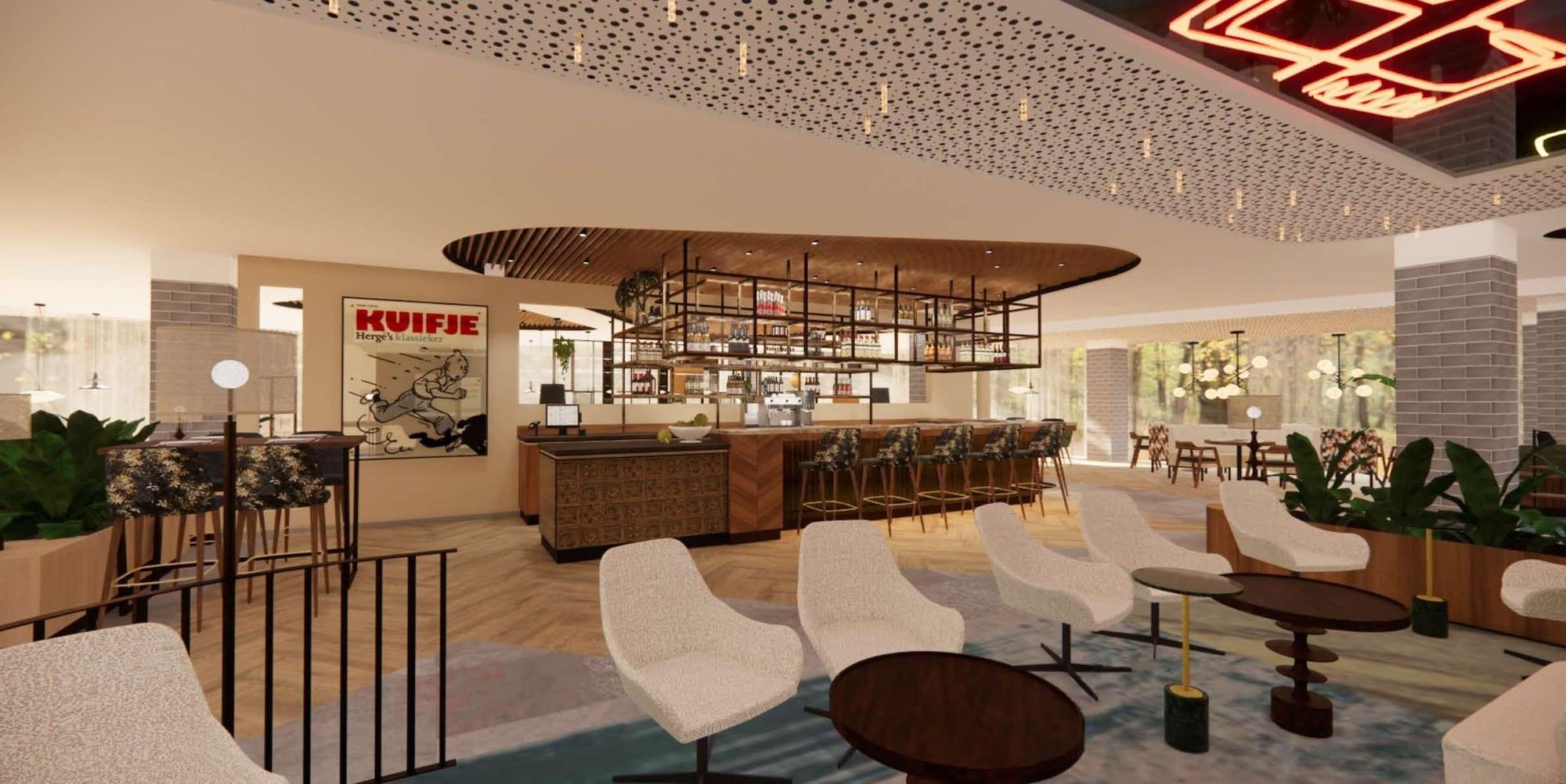 Vista Lobby Hilton Garden Inn Brussels Airport