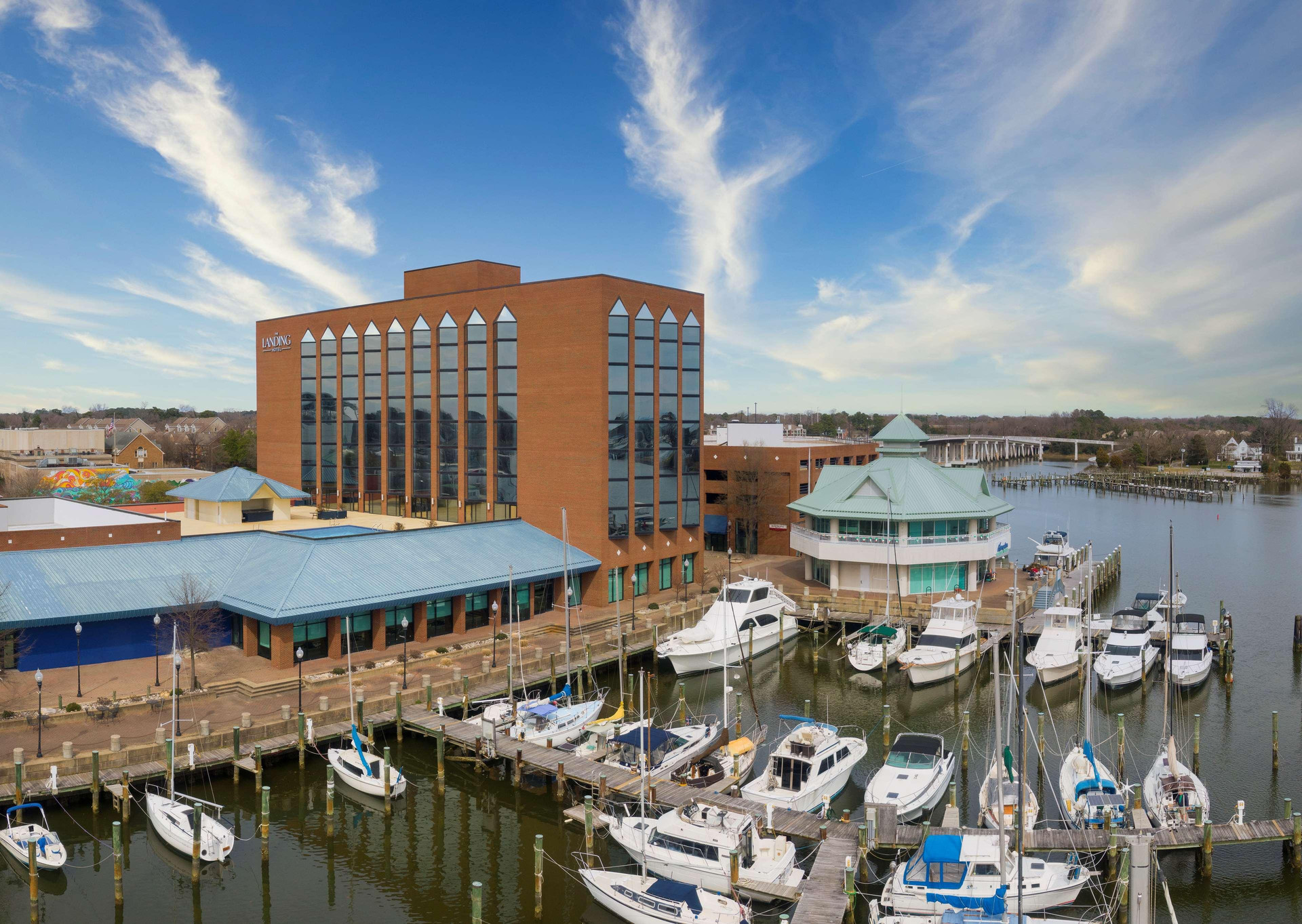 Vista Exterior The Landing at Hampton Marina, Tapestry Collection by Hilton