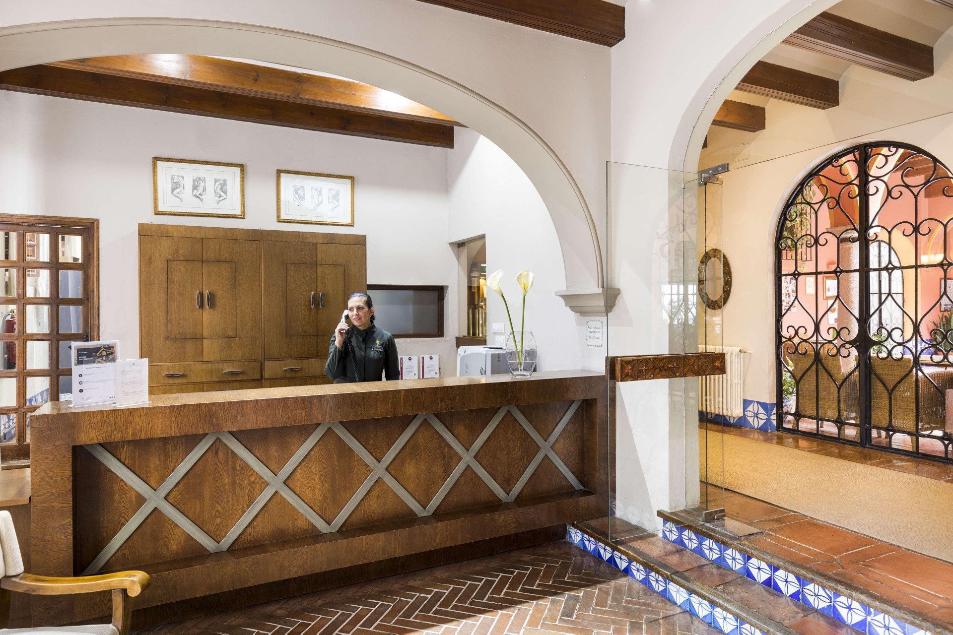 Vista Lobby Parador De Arcos De La Frontera