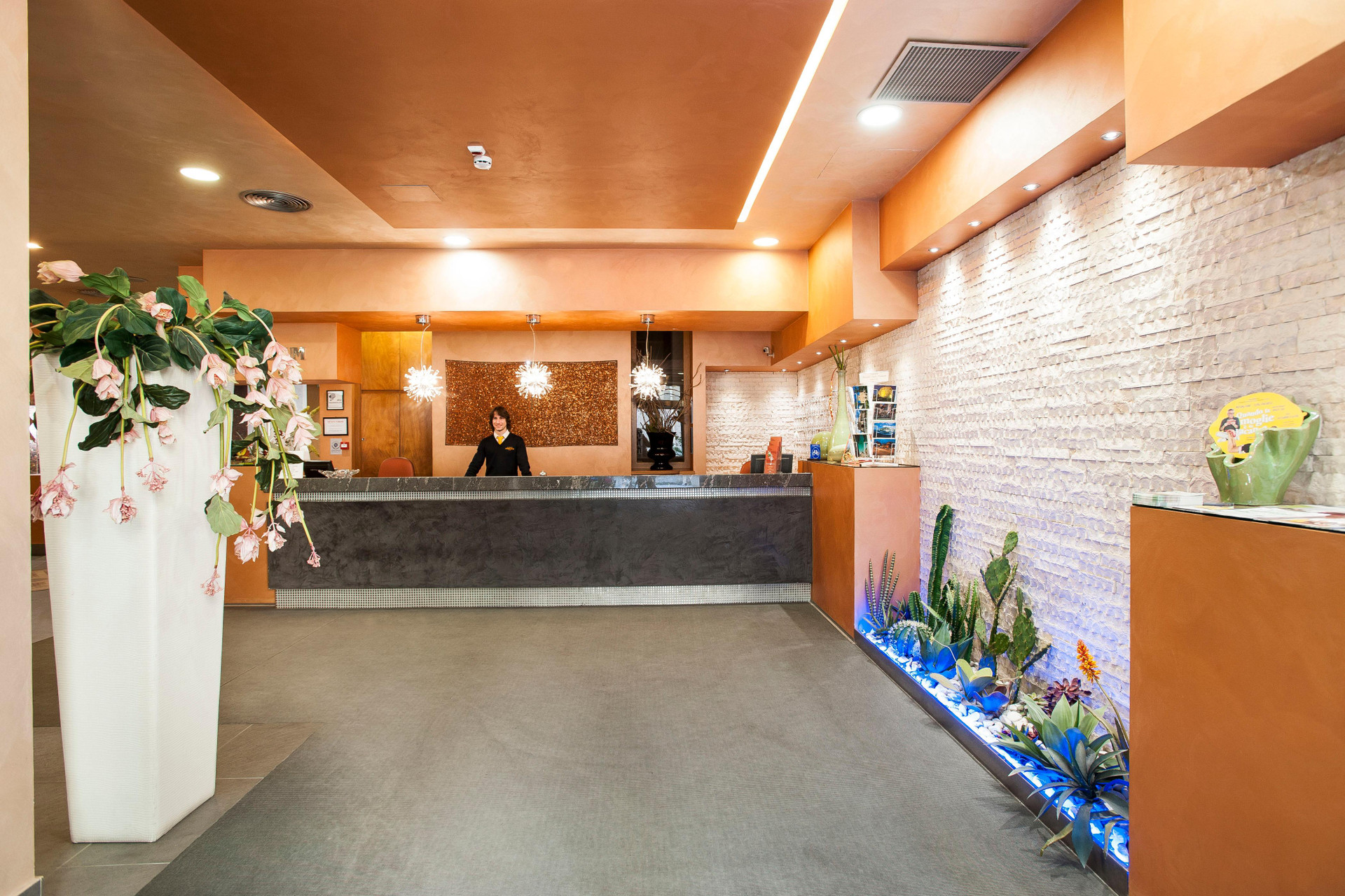 Vista Lobby Albergo Athenaeum