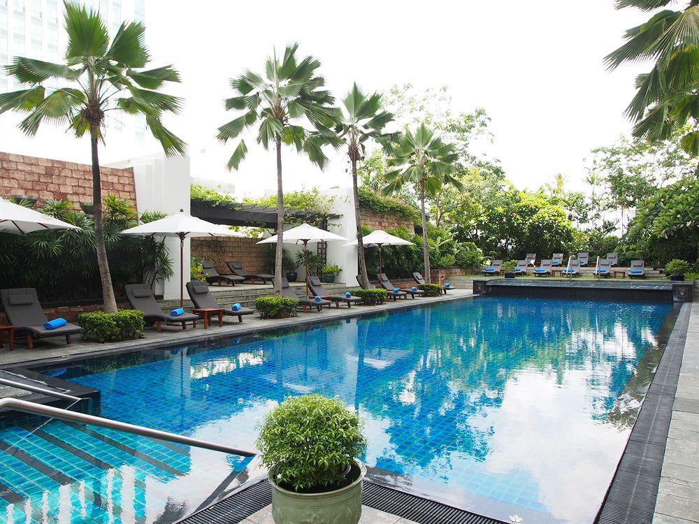 Vista da piscina JW Marriott Hotel Bangkok