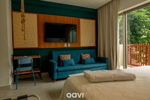 Alquiler Vacacional - Qavi - Flat luxuoso com varanda #ÎledePipa