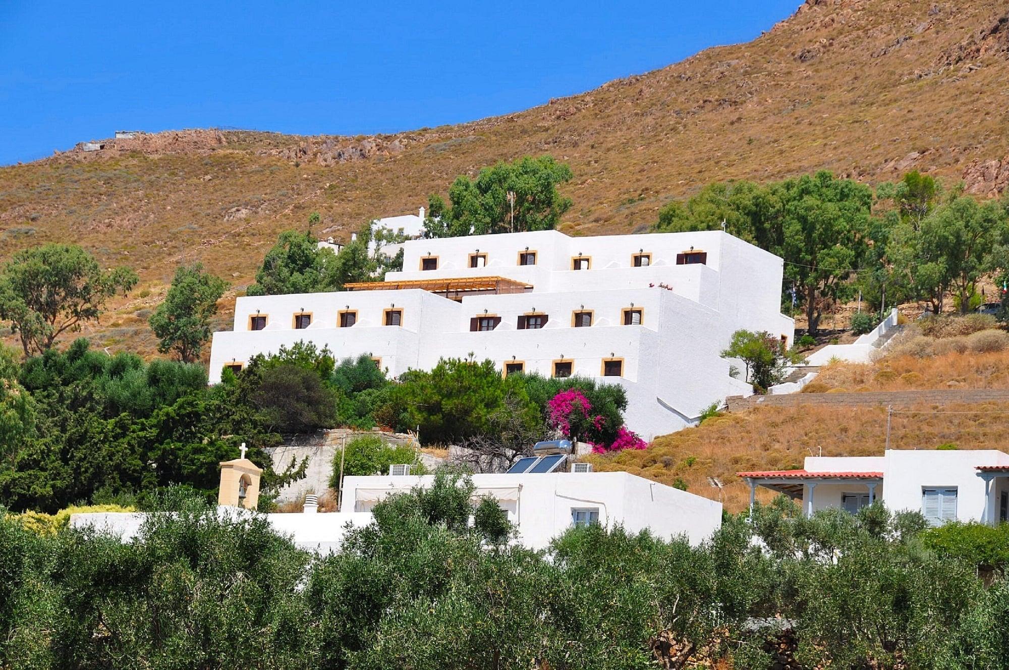 Vista Exterior Golden Sun Hotel Patmos