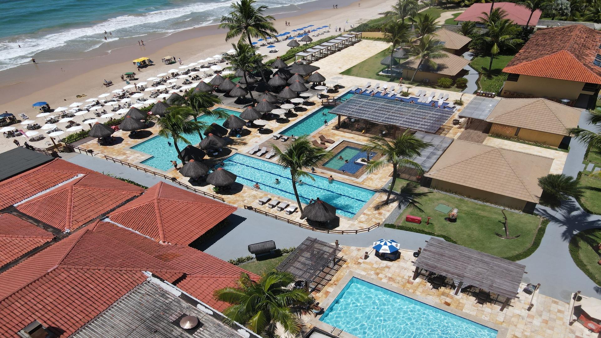 Vista Piscina Ocaporã Hotel All Inclusive