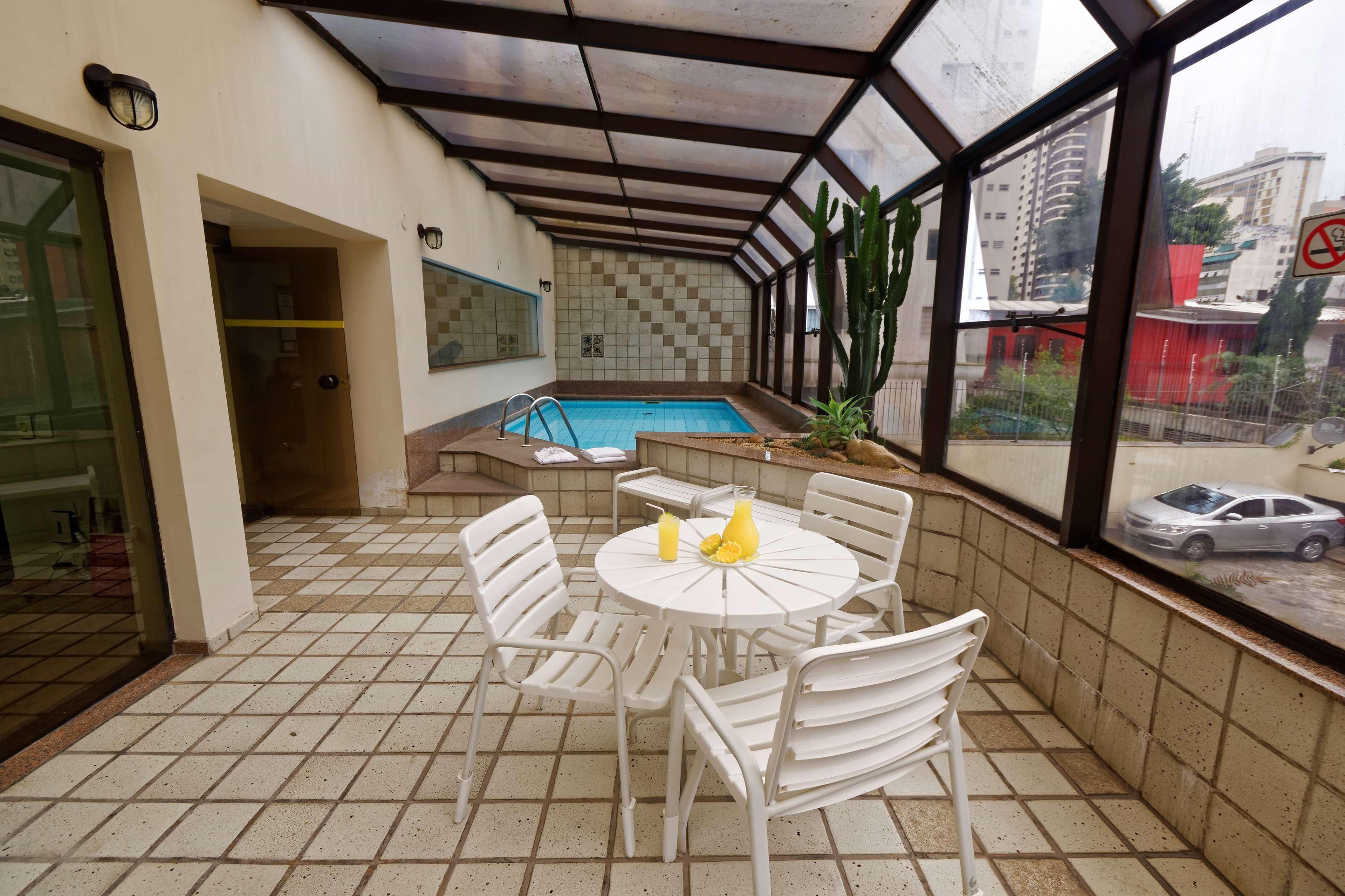 Vista Piscina Ramada Sao Paulo Itaim Bibi