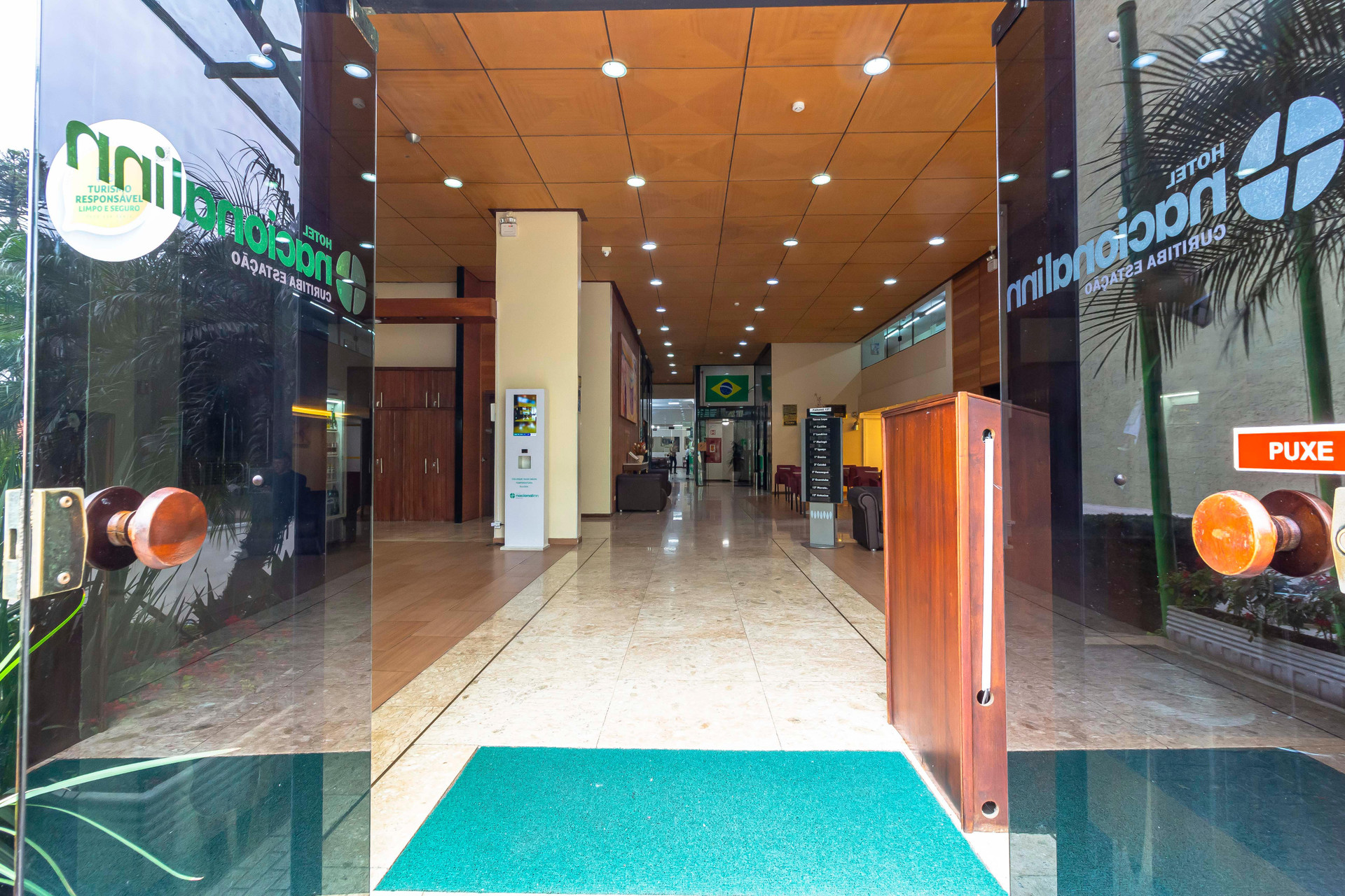 Vista Lobby Hotel Nacional Inn Curitiba Estação Shopping