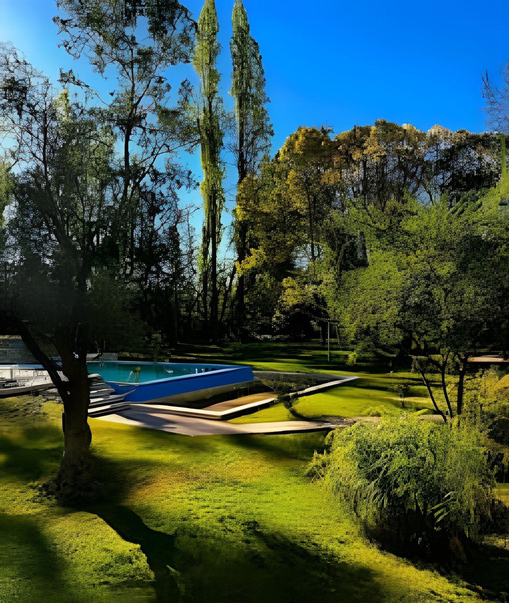 Vista Piscina Posada Haura Chacras