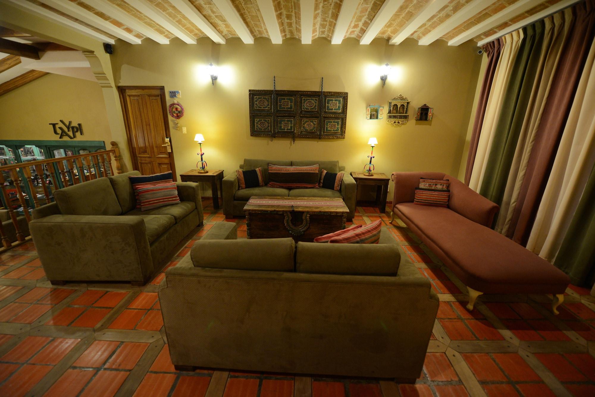 Vista Lobby Hotel Rosario Lago Titicaca