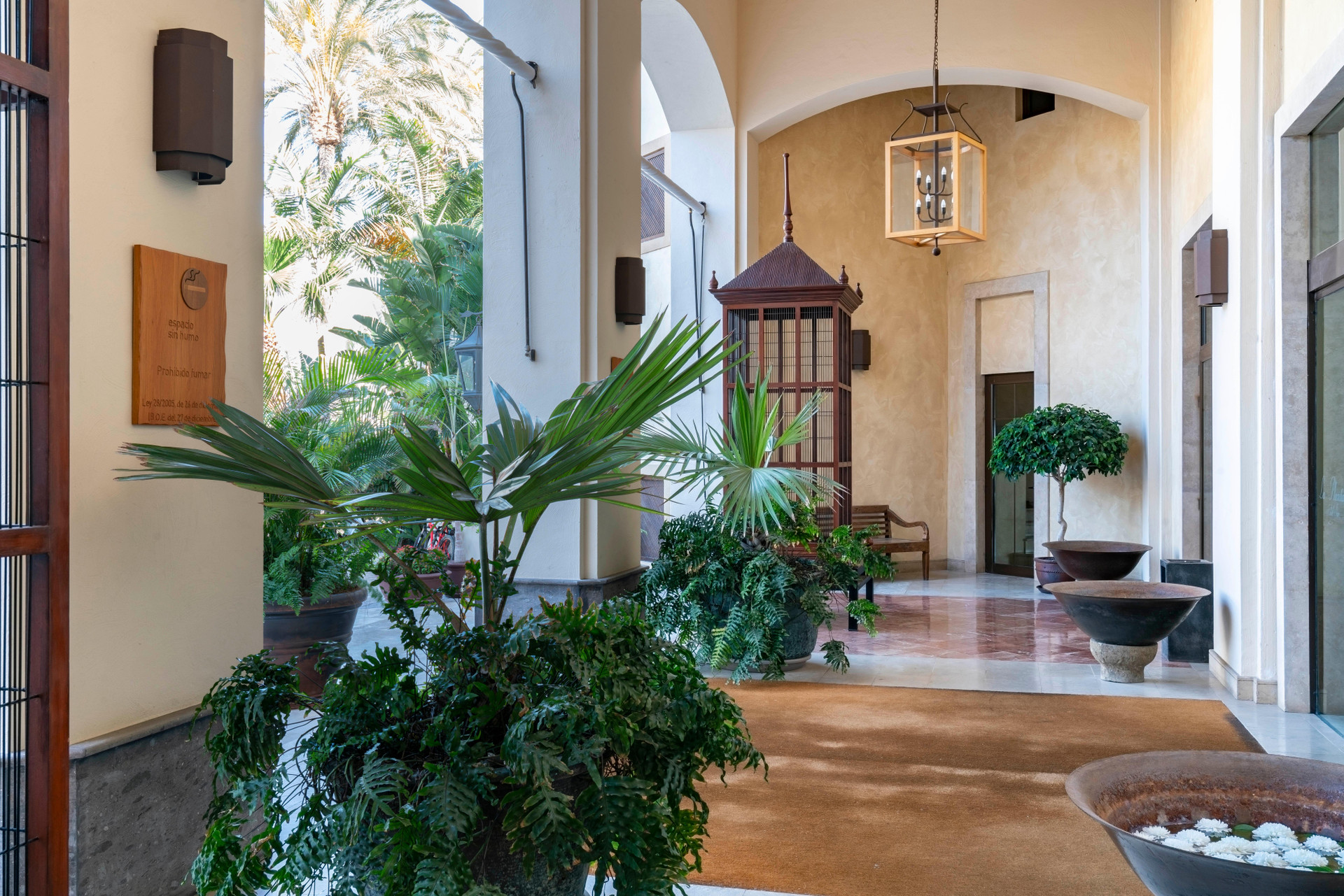 Vista Lobby Hotel Vincci Selección La Plantación del Sur