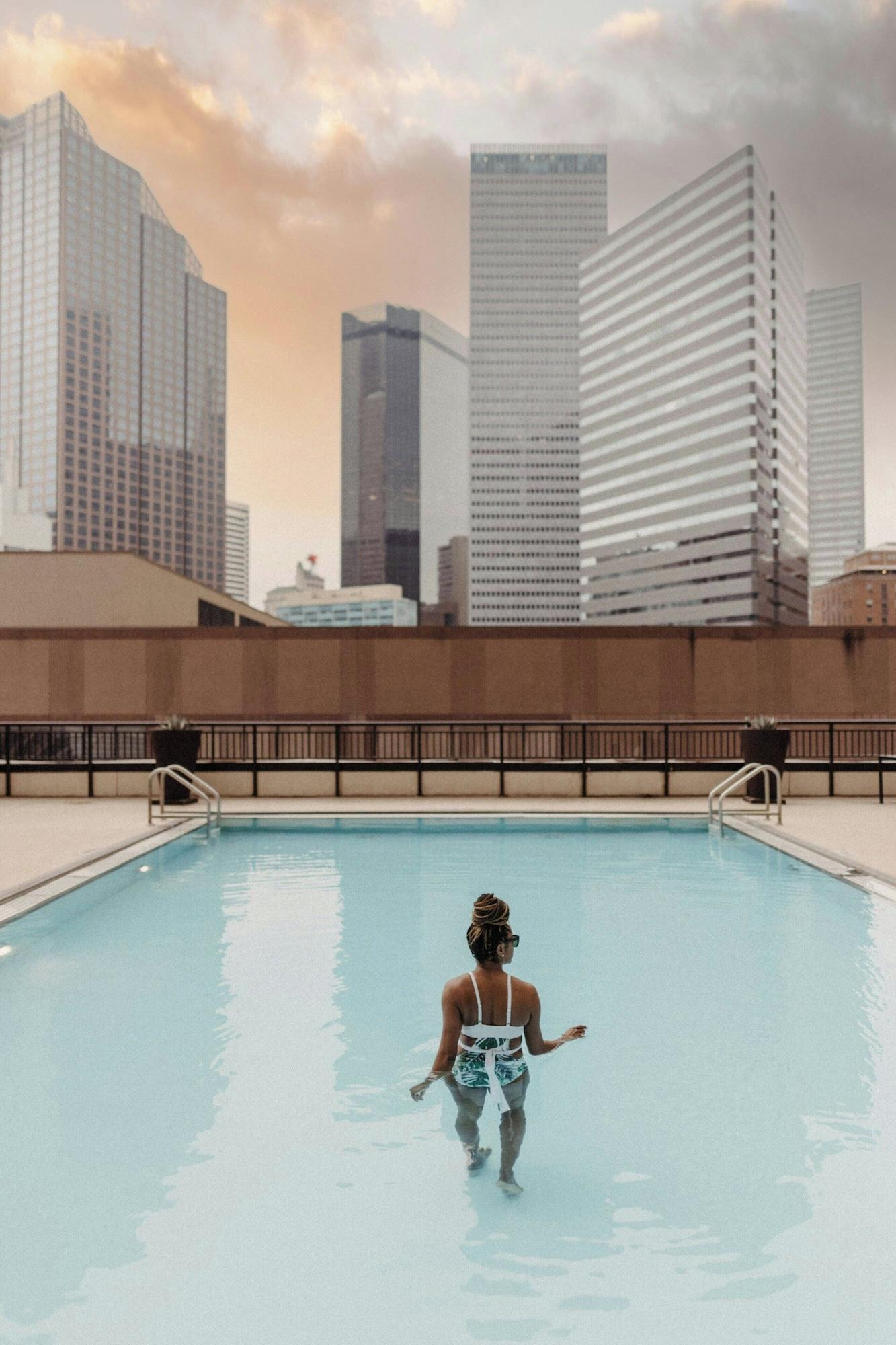 Vista Piscina Sheraton Dallas Hotel