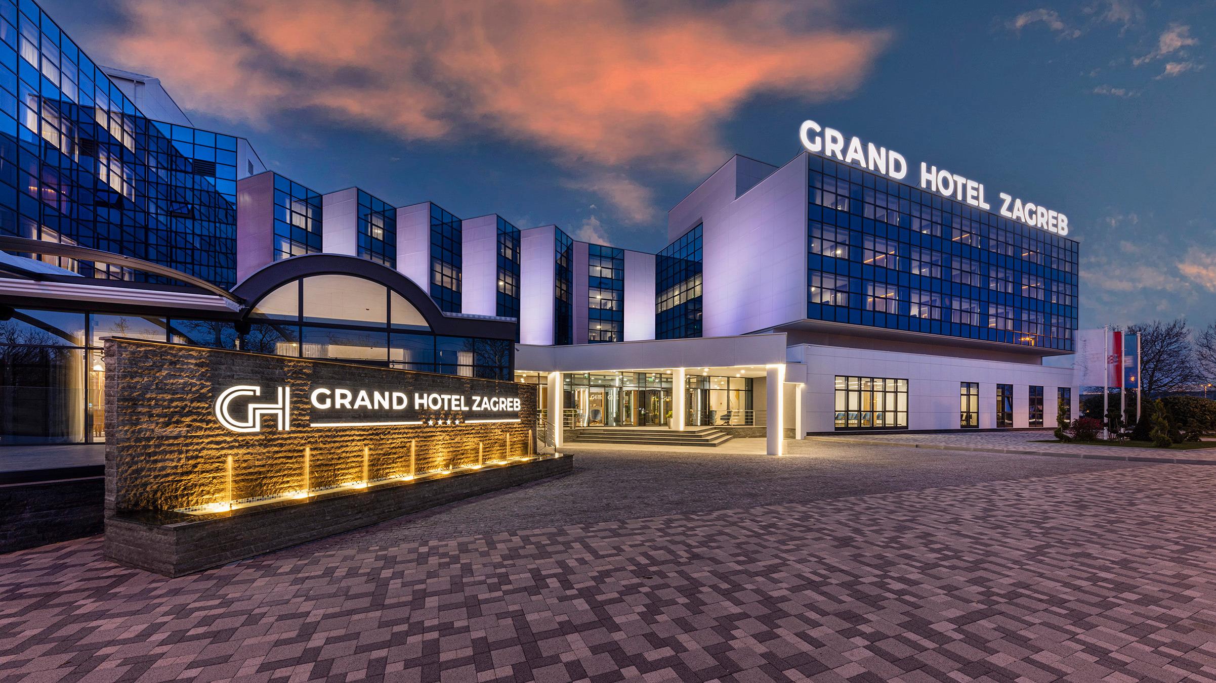Vista Exterior Grand Hotel Zagreb