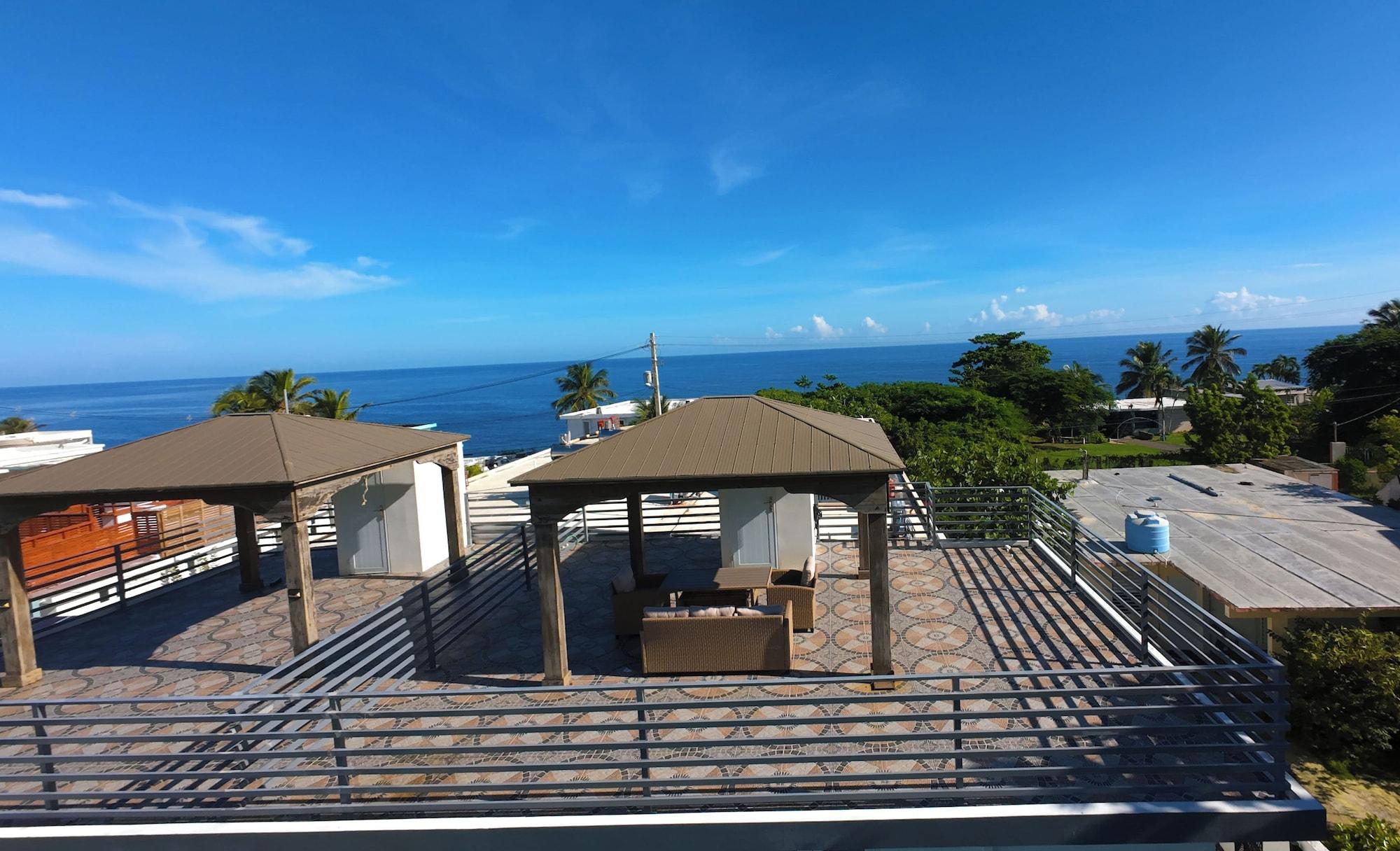 Playa Oceanview Apartment with Rooftop