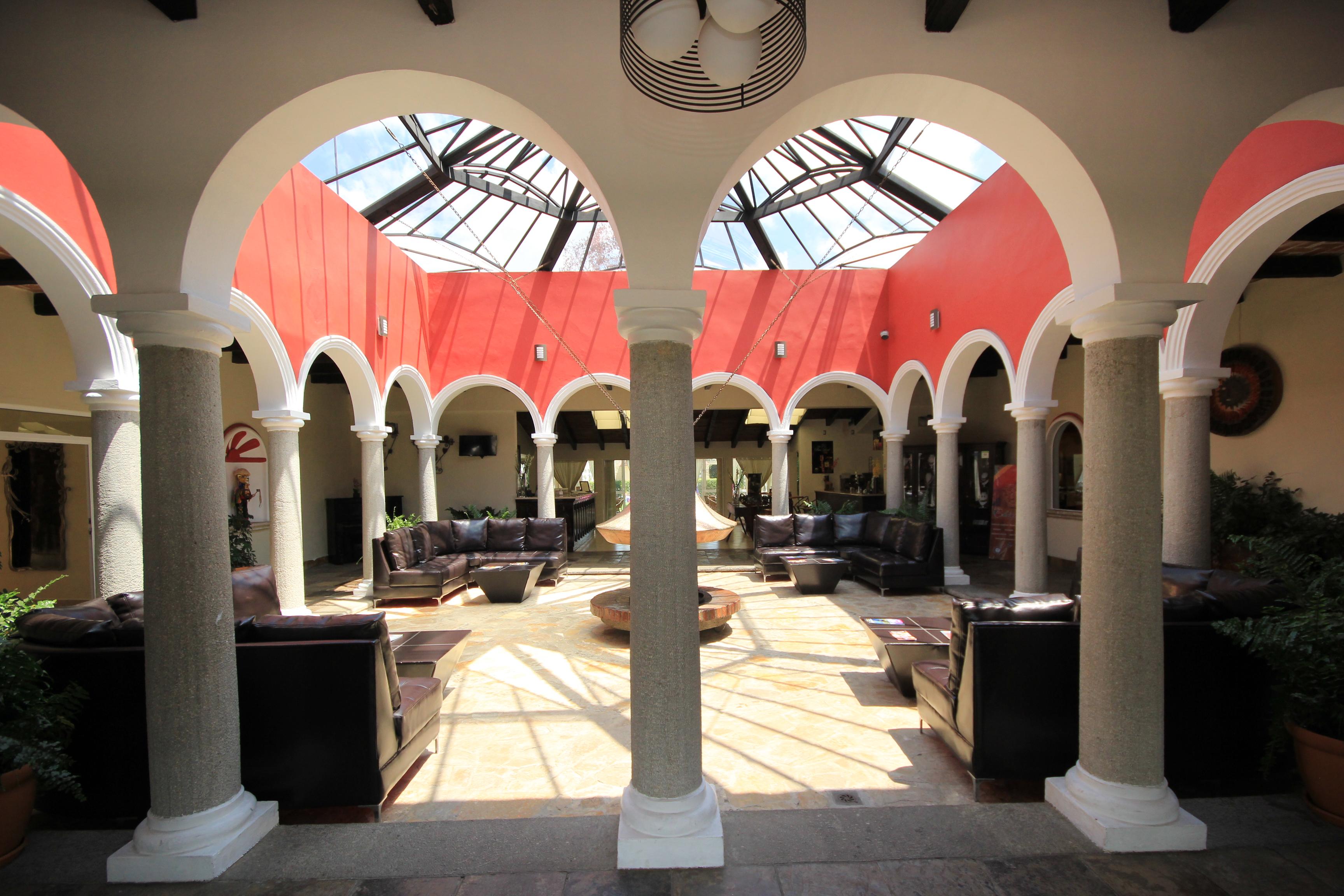 Vista Lobby Hotel Villa Mercedes San Cristobal
