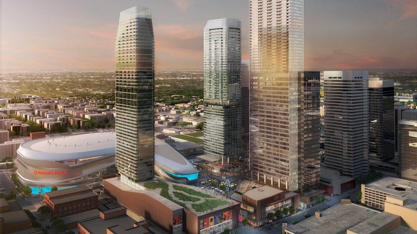 Vista Exterior JW Marriott Edmonton ICE District