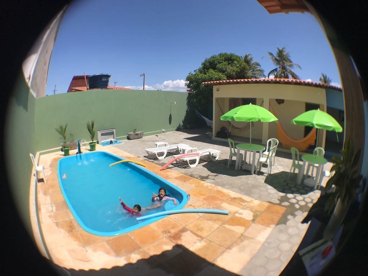 Vista Piscina Pousada das Aguias