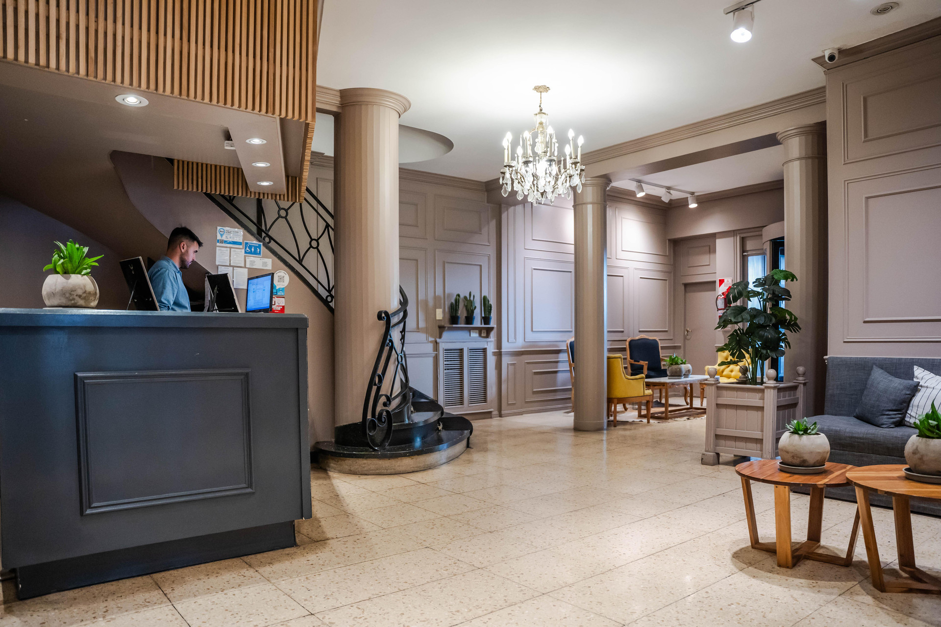 Vista Lobby Gran Hotel Panamericano