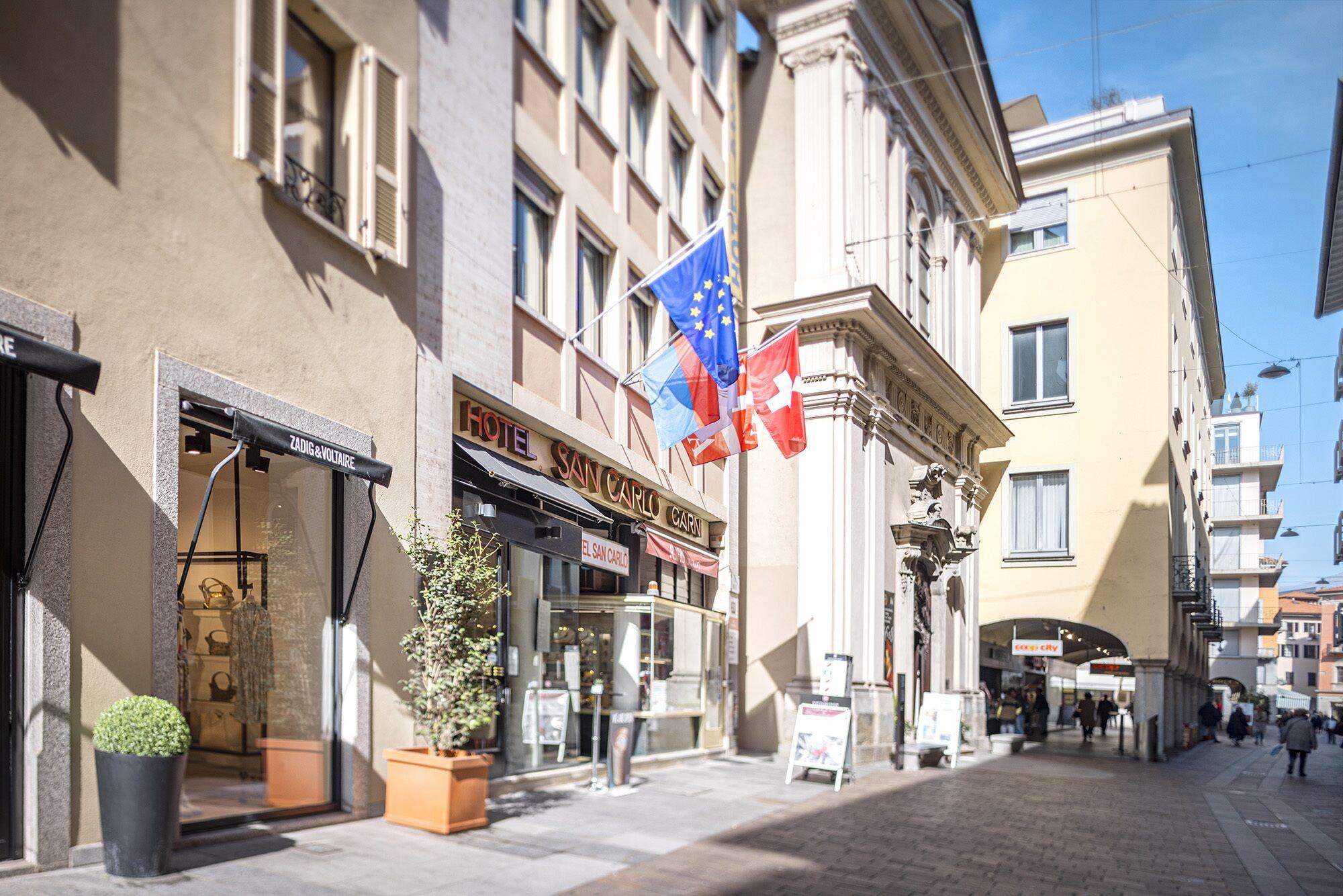 Vista Exterior Hotel San Carlo
