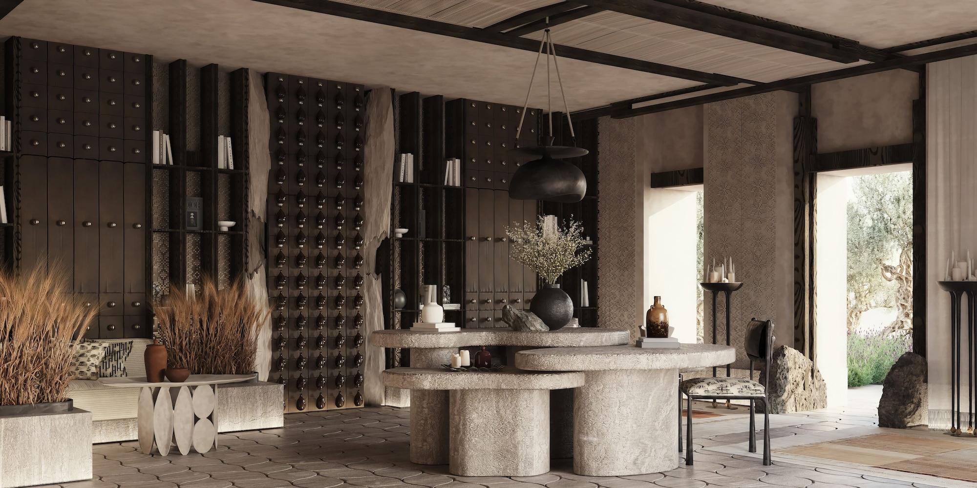 Vista Lobby Oroséa Paros