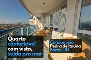 Aluguel por temporada - Quarto privativo em Apto Barra com Vista - com anfitrião