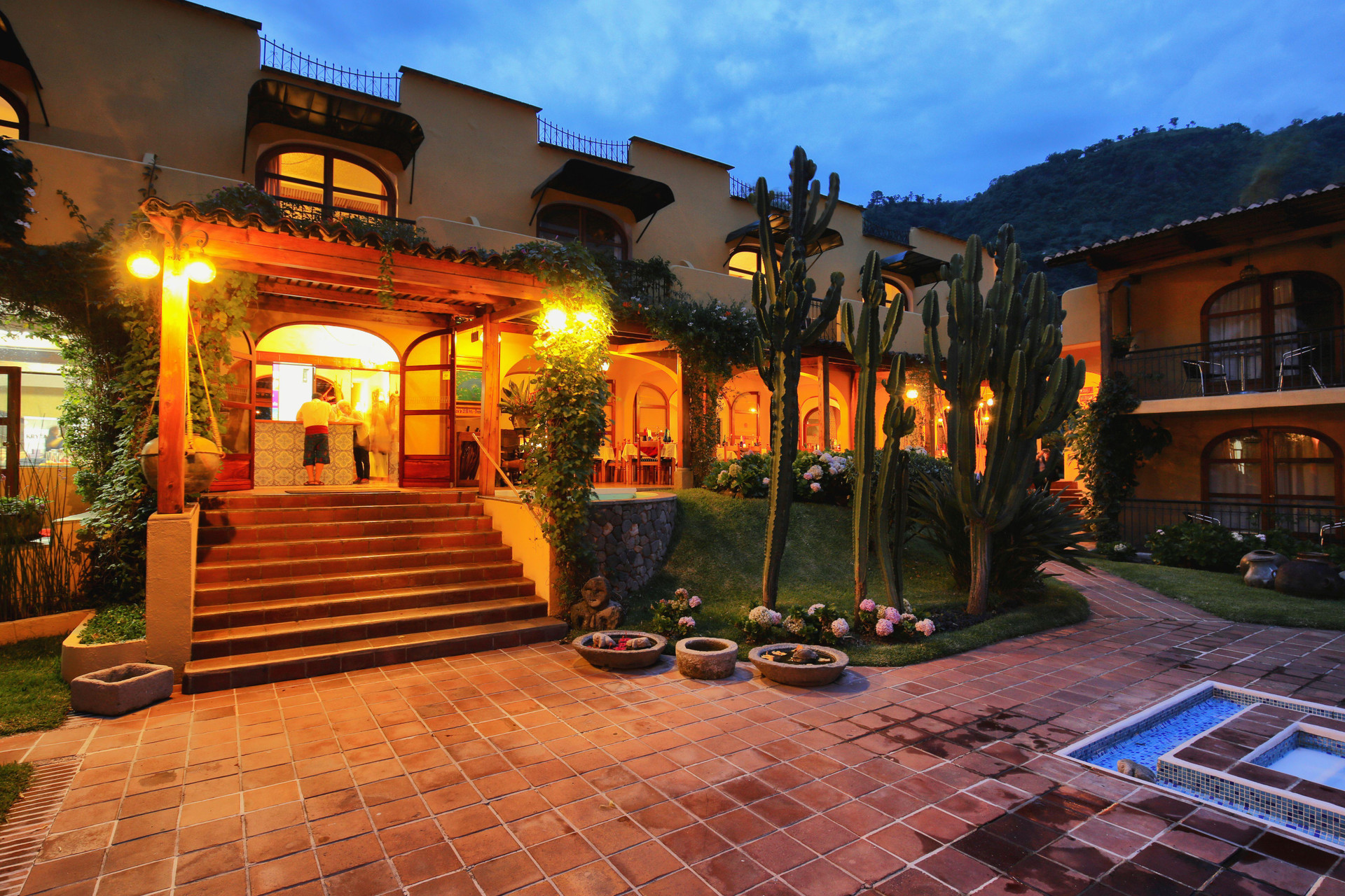 Vista Lobby Hotel Villa Santa Catarina