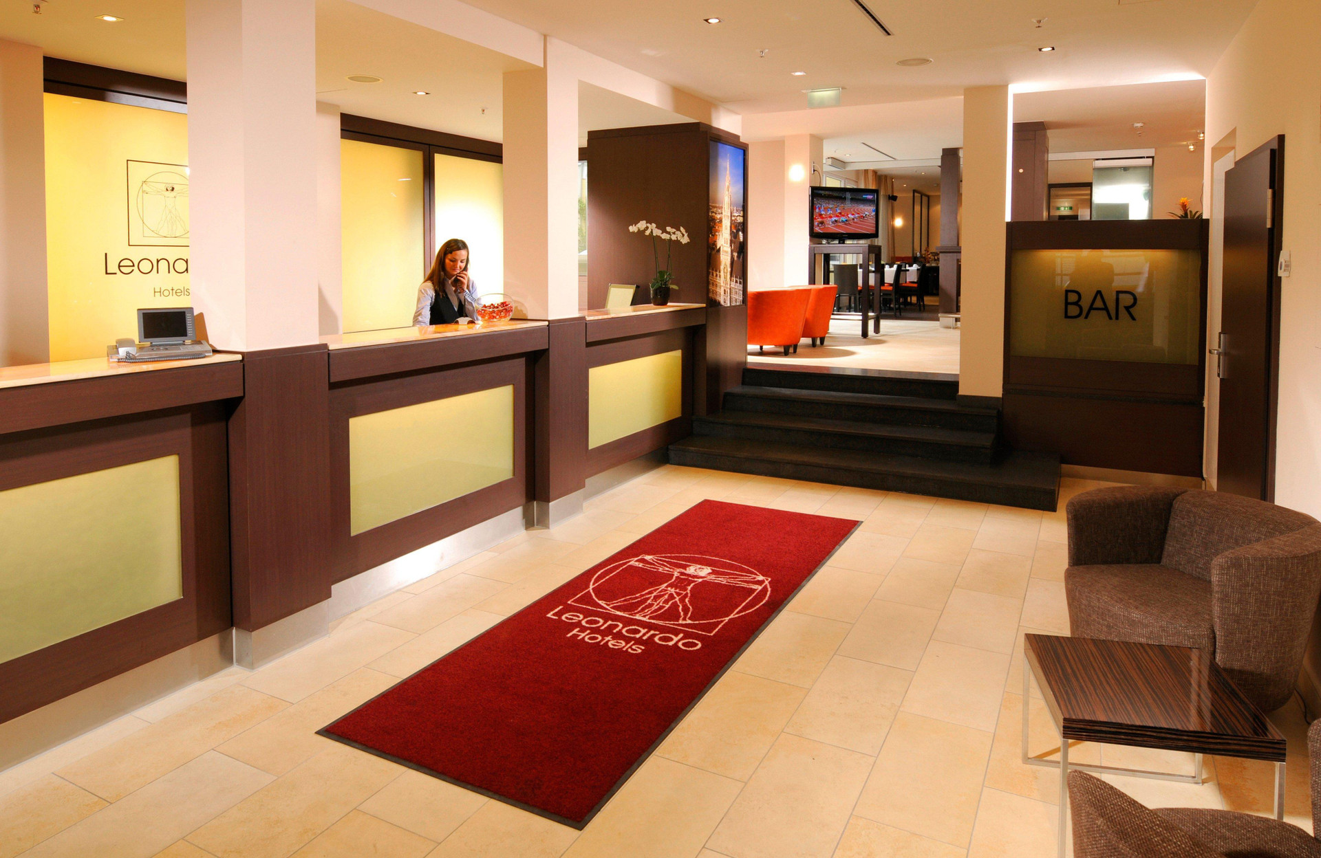 Vista Lobby Leonardo Hotel München City Center