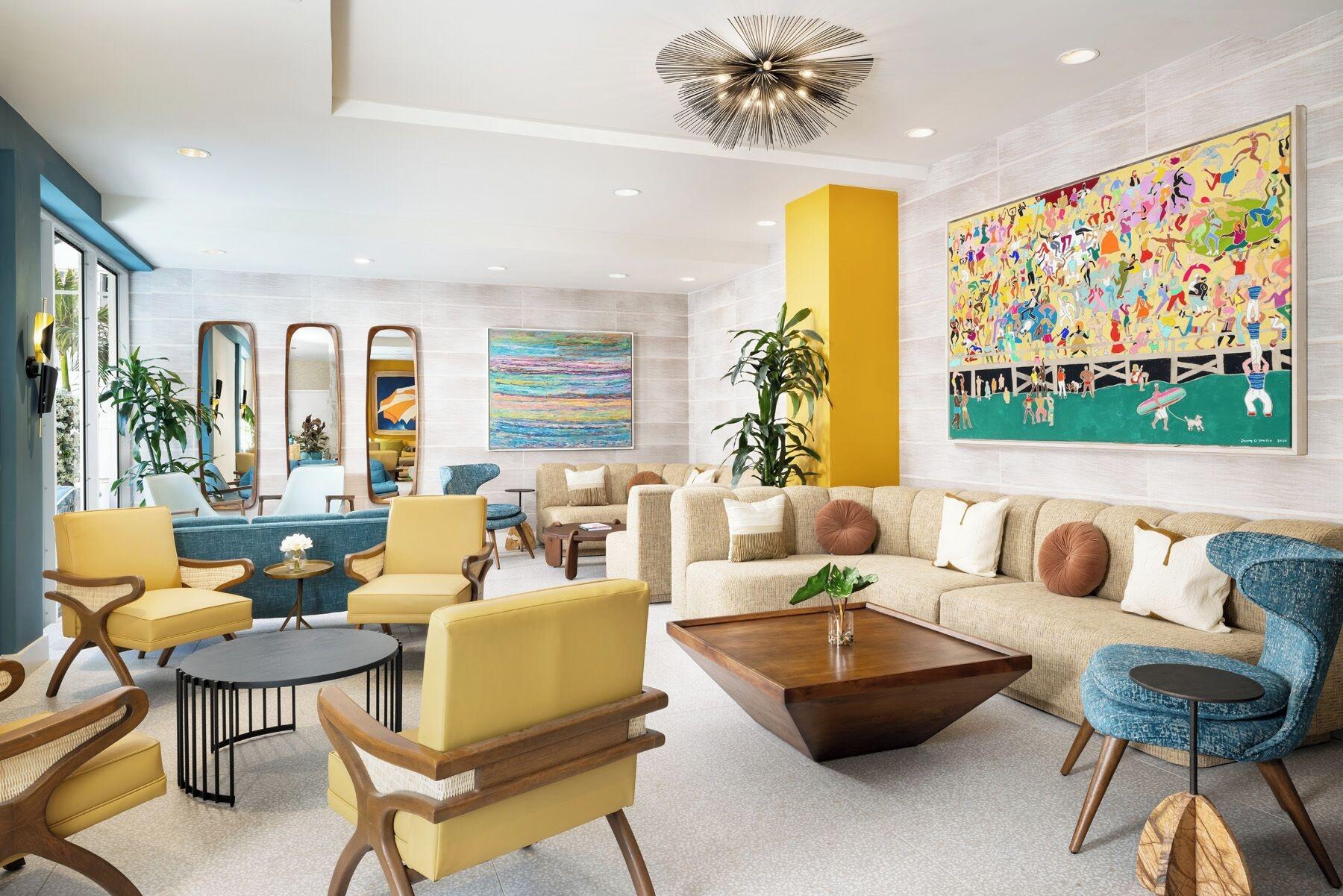 Vista Lobby Hotel Continental Miami Beach, Tapestry Collection by Hilton