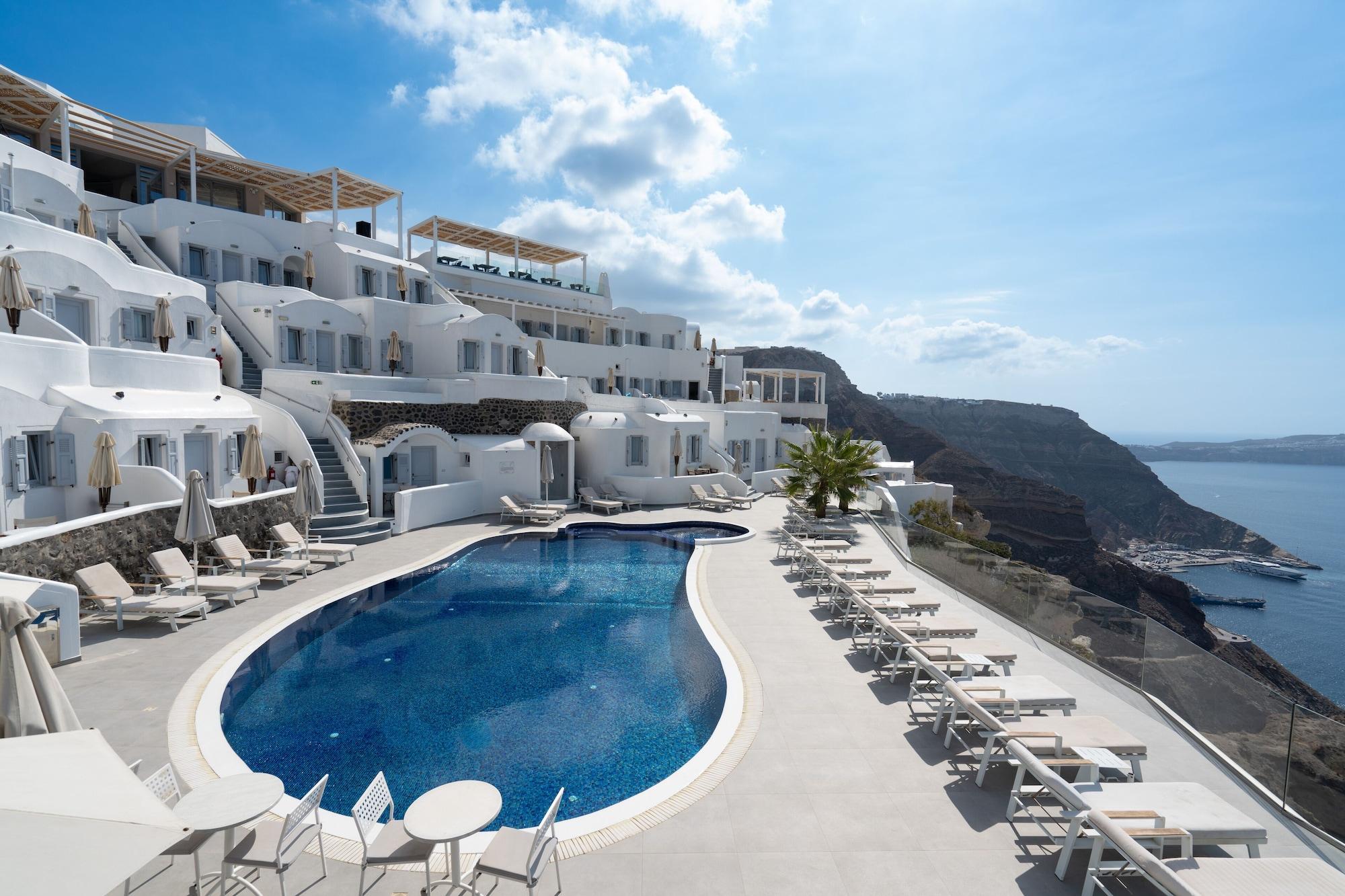 Vista Exterior Volcano View Hotel Santorini
