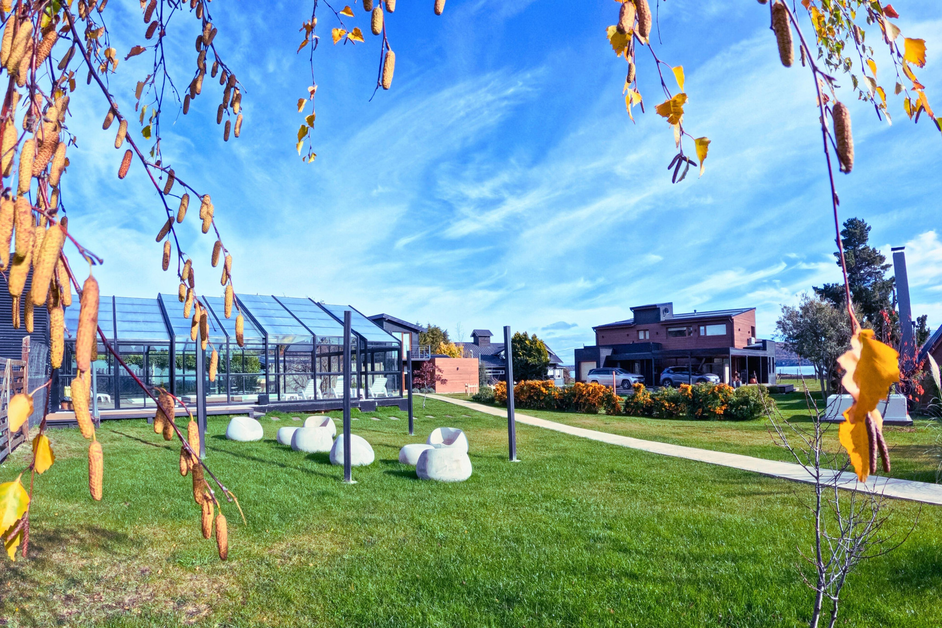 Balcón, patio o terraza Luna Llena Dina Huapi