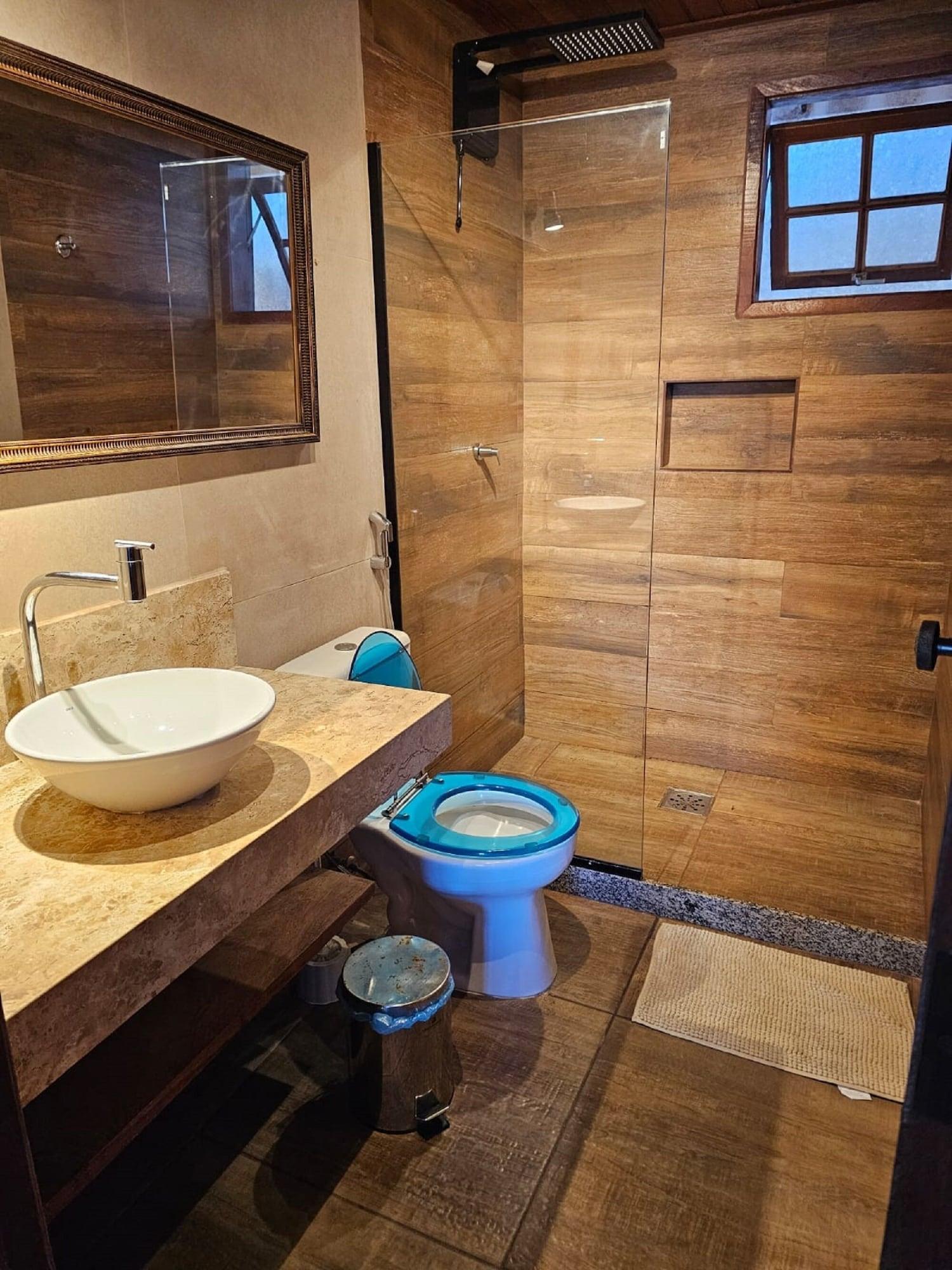 Comodidades do quarto Casa Cacau Buzios