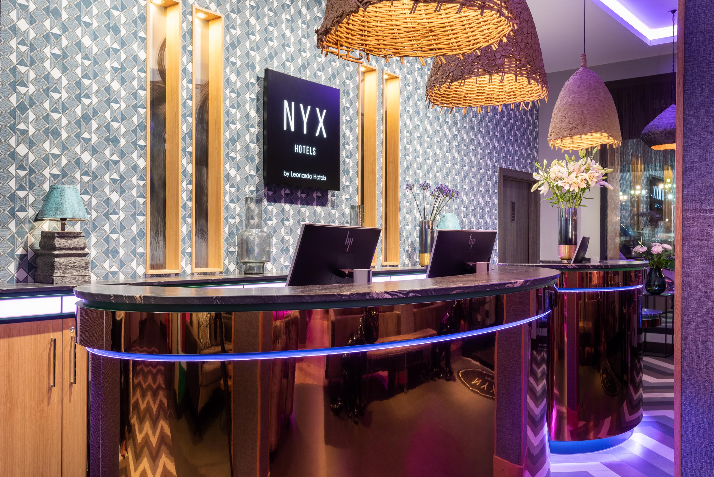 Vista Lobby NYX Hotel Bilbao by Leonardo Hotels