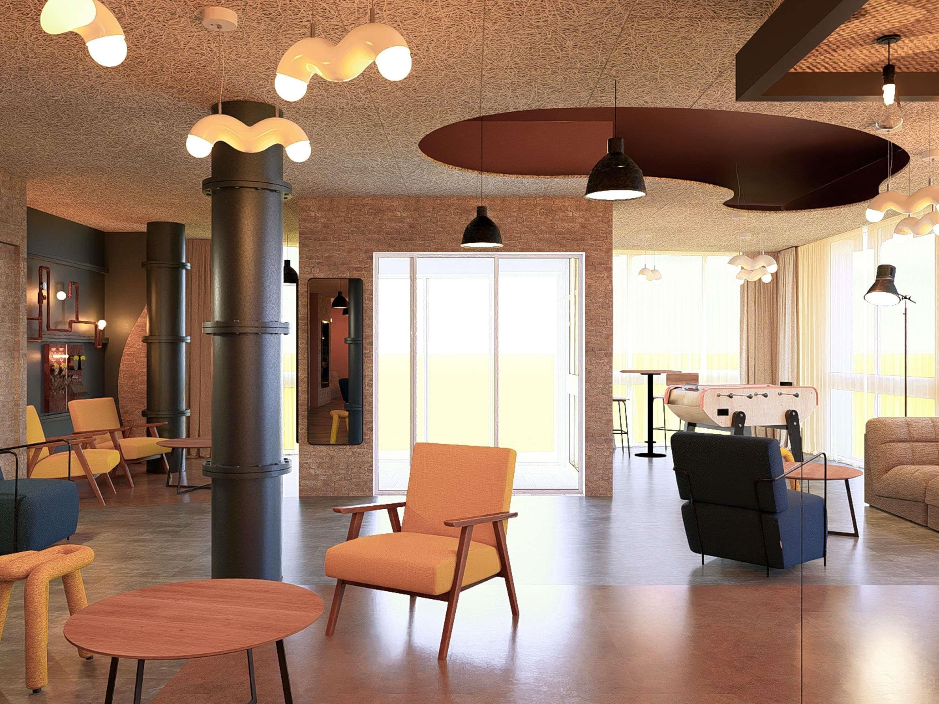 Bar/Salón ibis Styles Lyon Villeurbanne Parc de la Tête d'Or