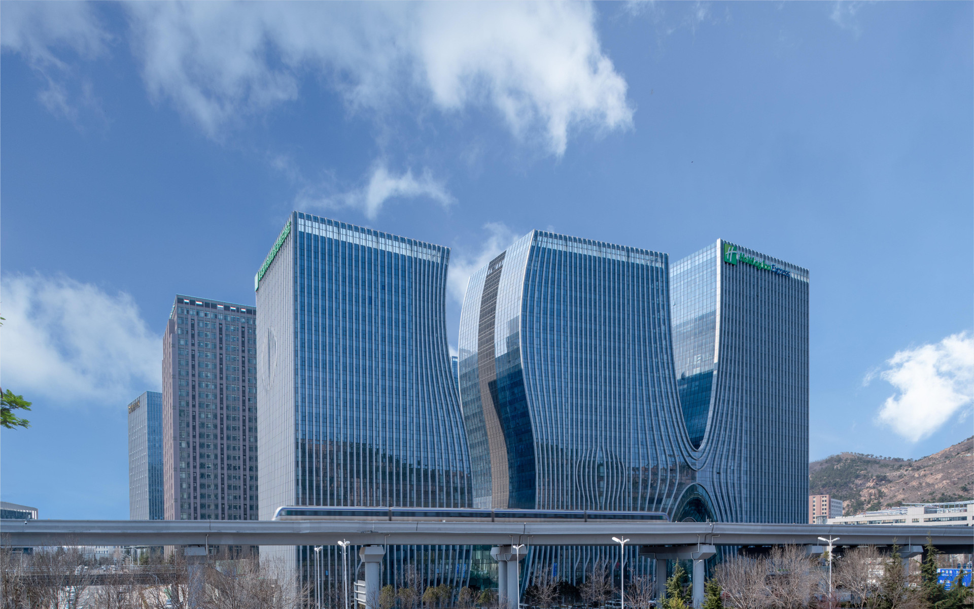 Vista Exterior Holiday Inn Express Qingdao Innovation Park
