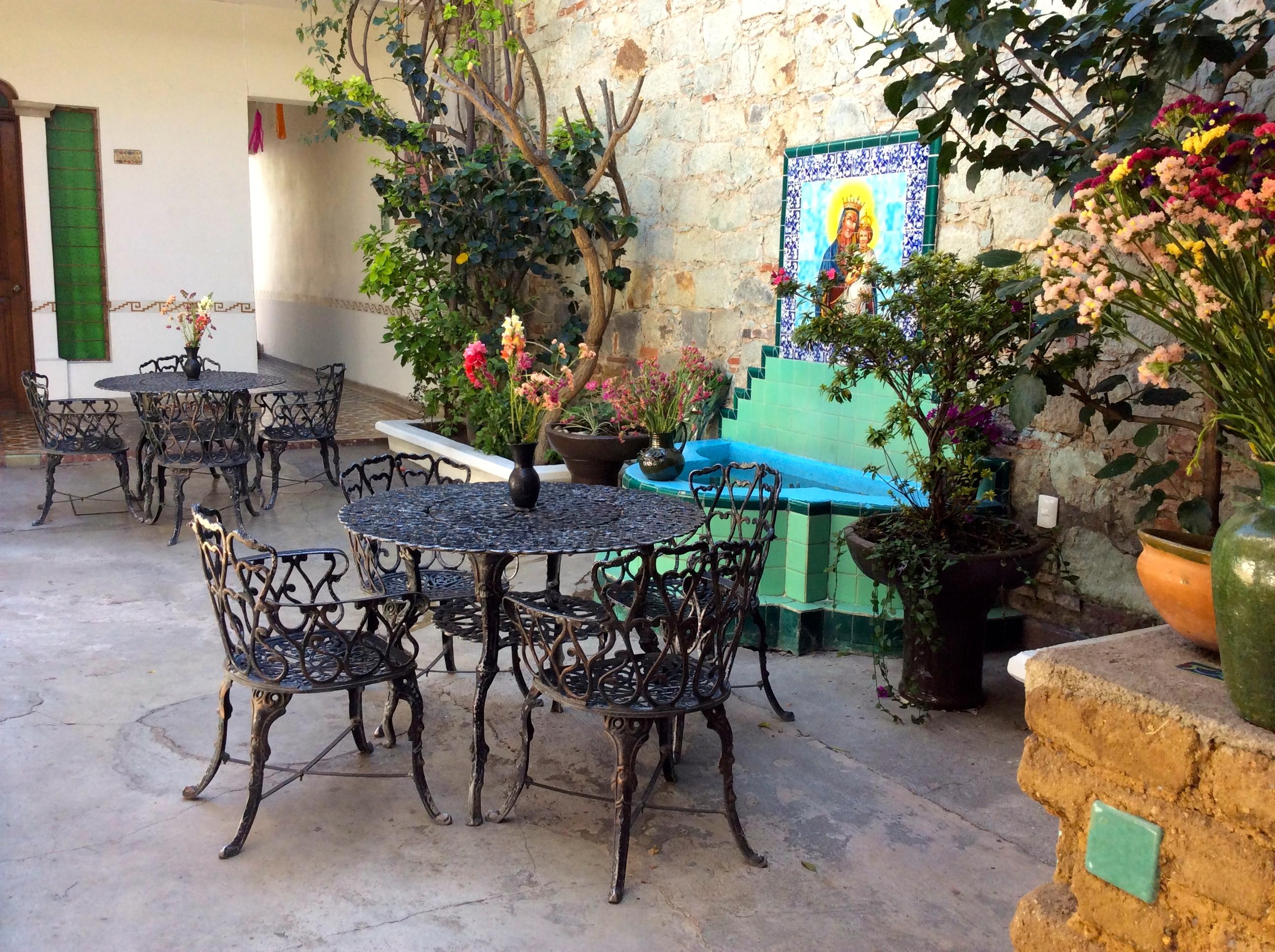 Vista Exterior Posada Yagul