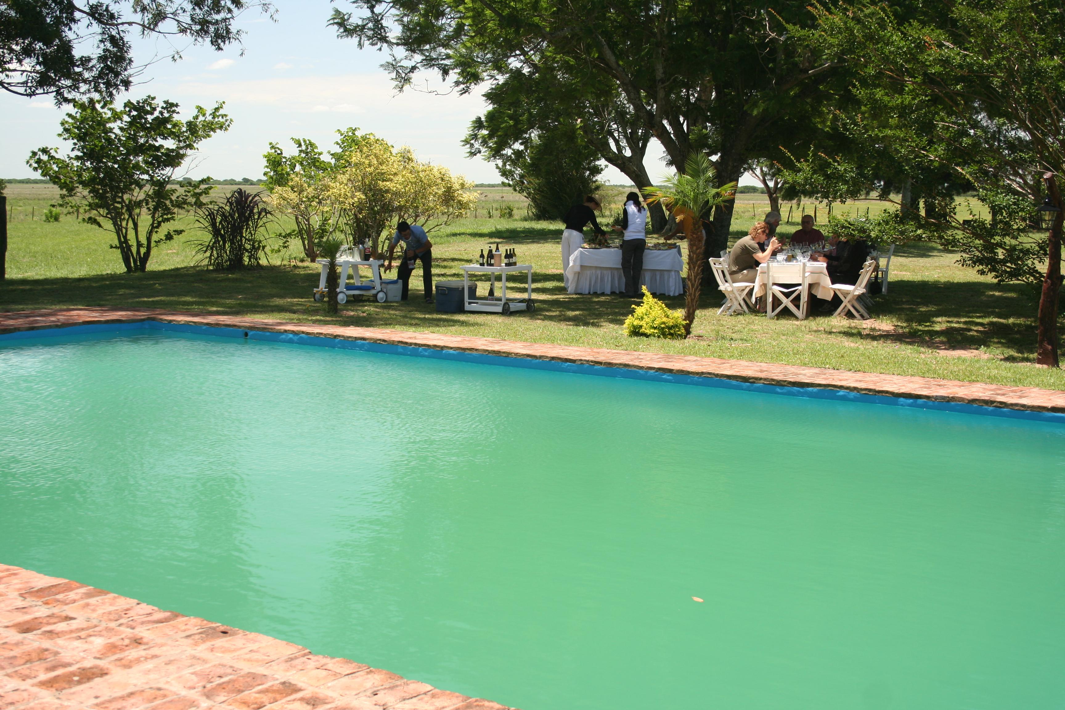 Vista Piscina Estancia Buena Vista