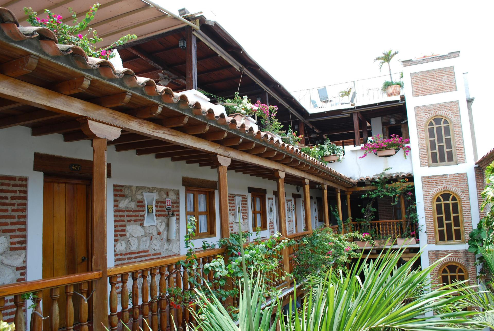 Vista Exterior Hotel Don Pedro de Heredia