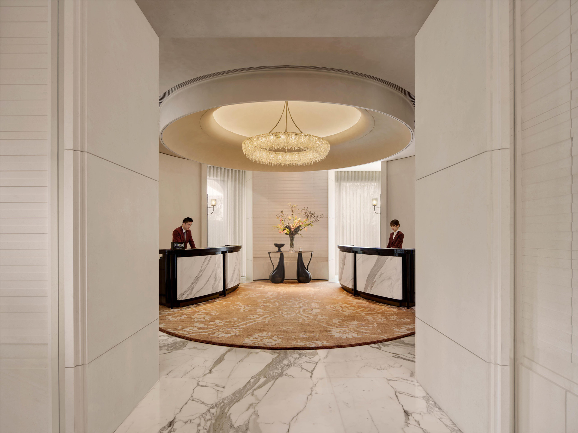 Vista Lobby Waldorf Astoria Shanghai Qiantan
