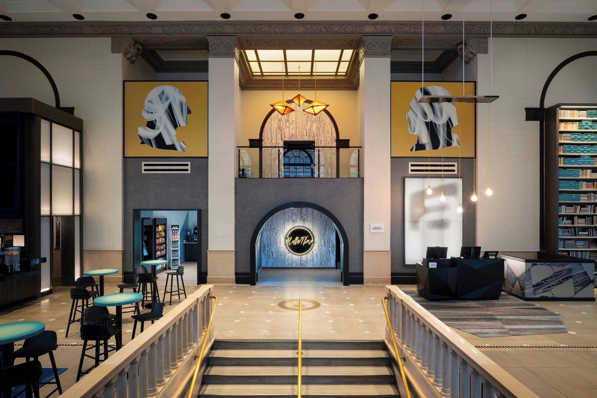 Vista Lobby Aloft Philadelphia Downtown