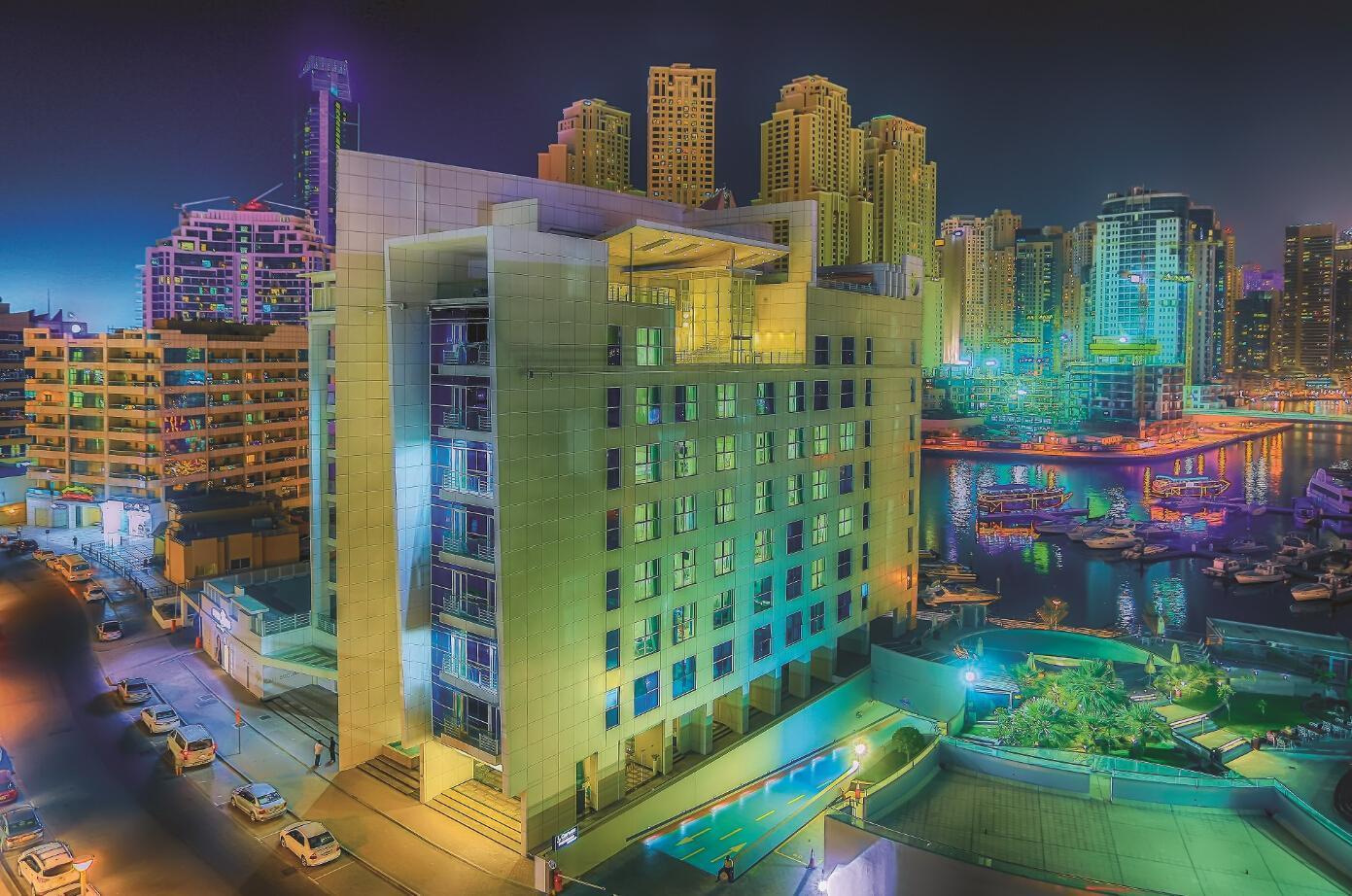 Vista Exterior Jannah Marina Hotel Apartments