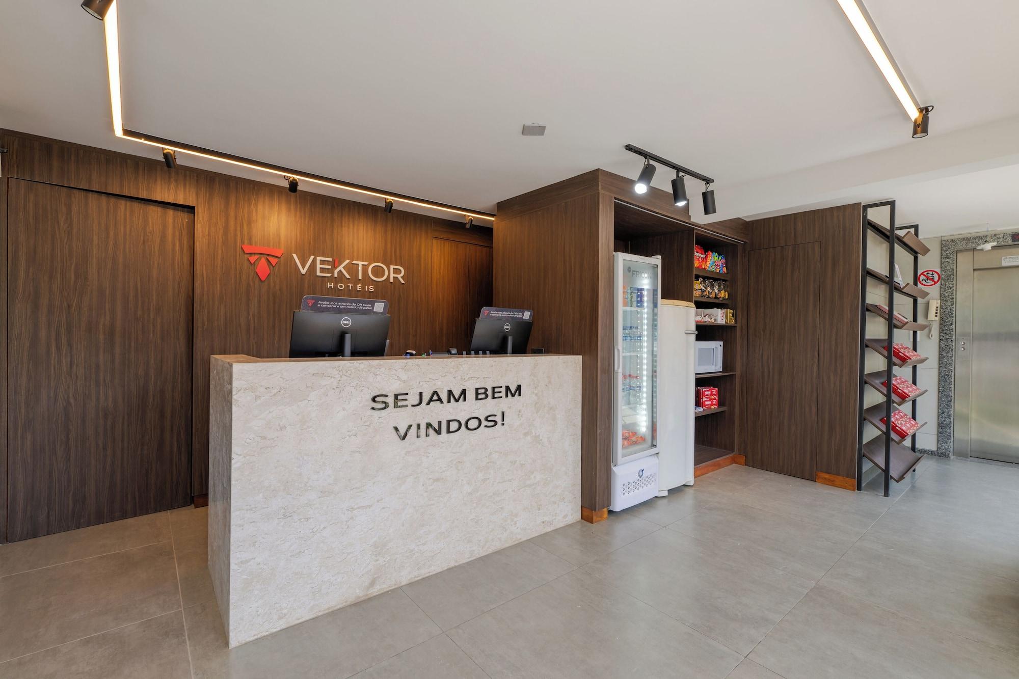Vista Lobby Vektor Hotéis - Unidade Mariana
