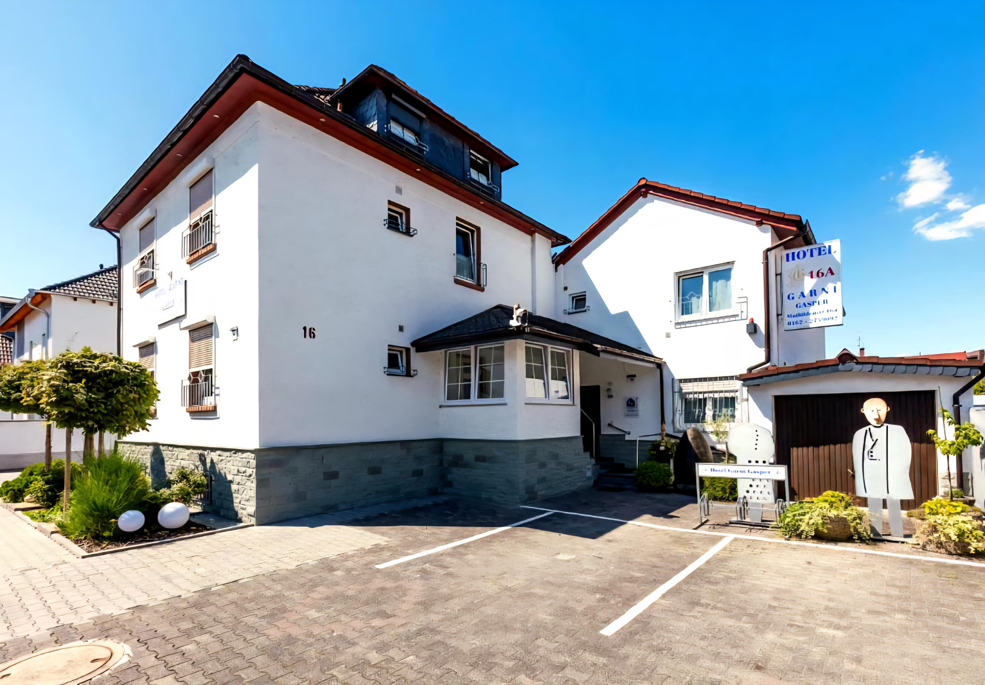 Vista Exterior Gasper Business & Garden Hotel