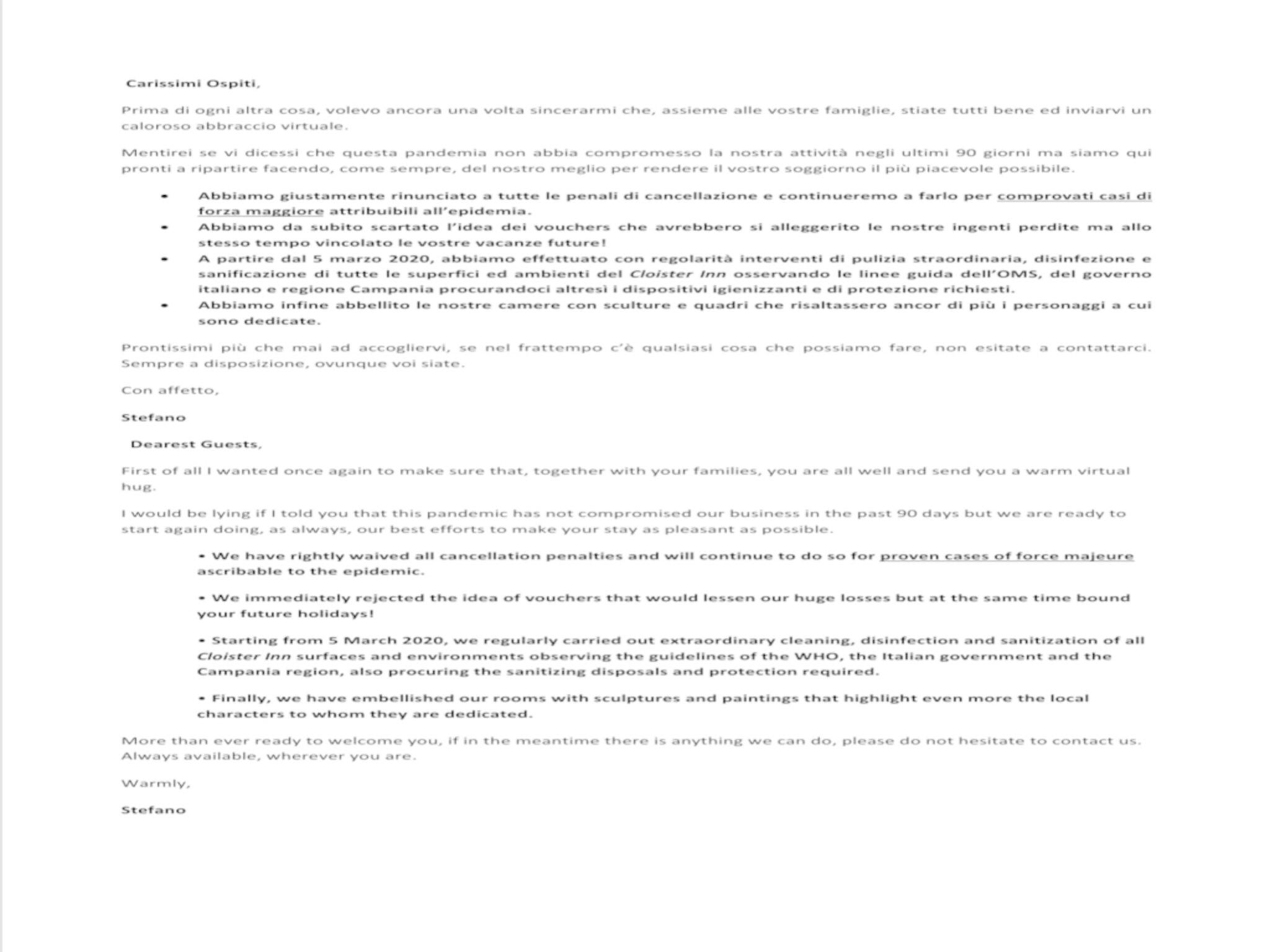 Instalaciones Recreativas Cloister Inn