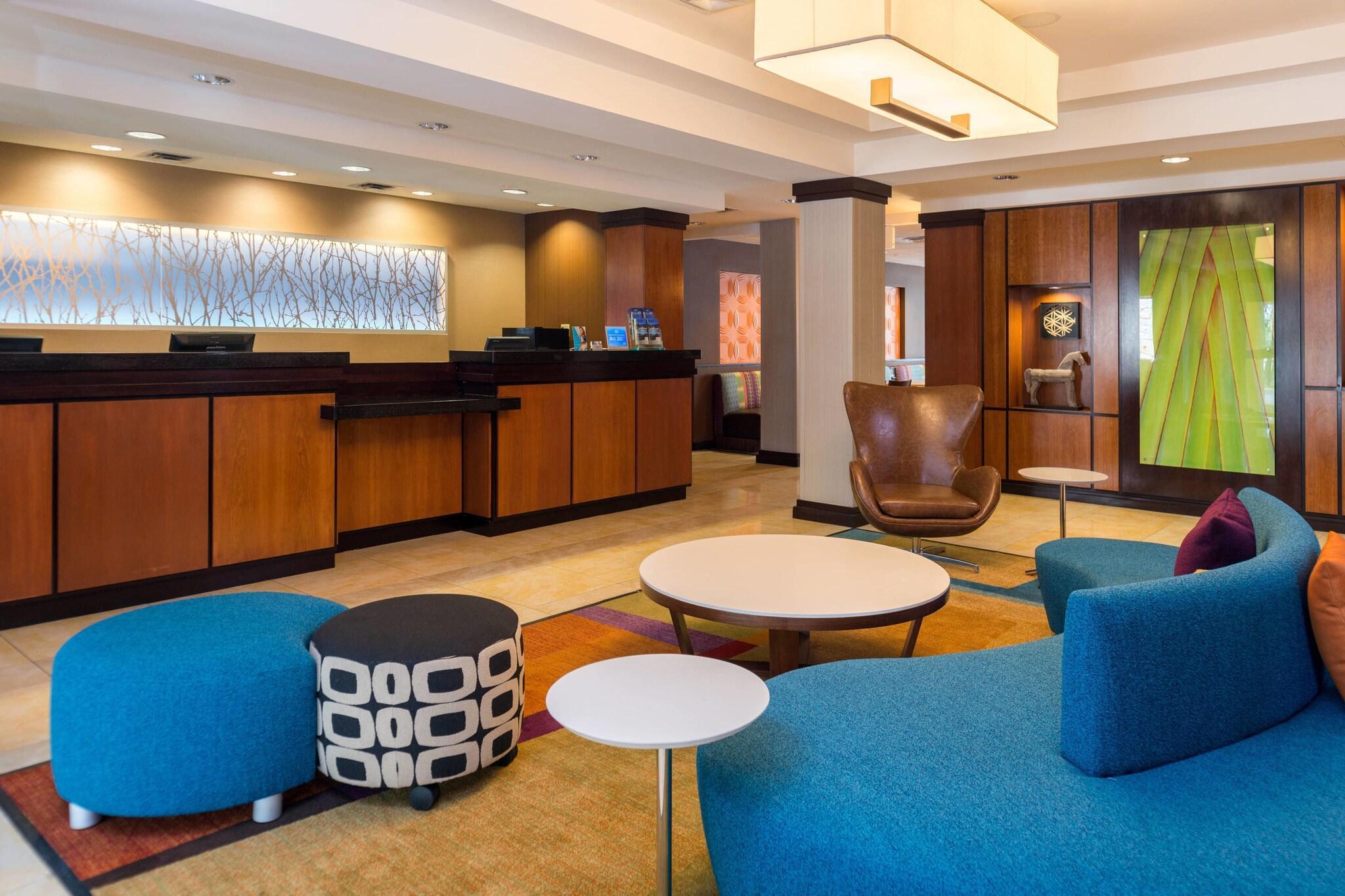 Vista Lobby Fairfield Inn & Suites by Marriott San Antonio NE/ Schertz