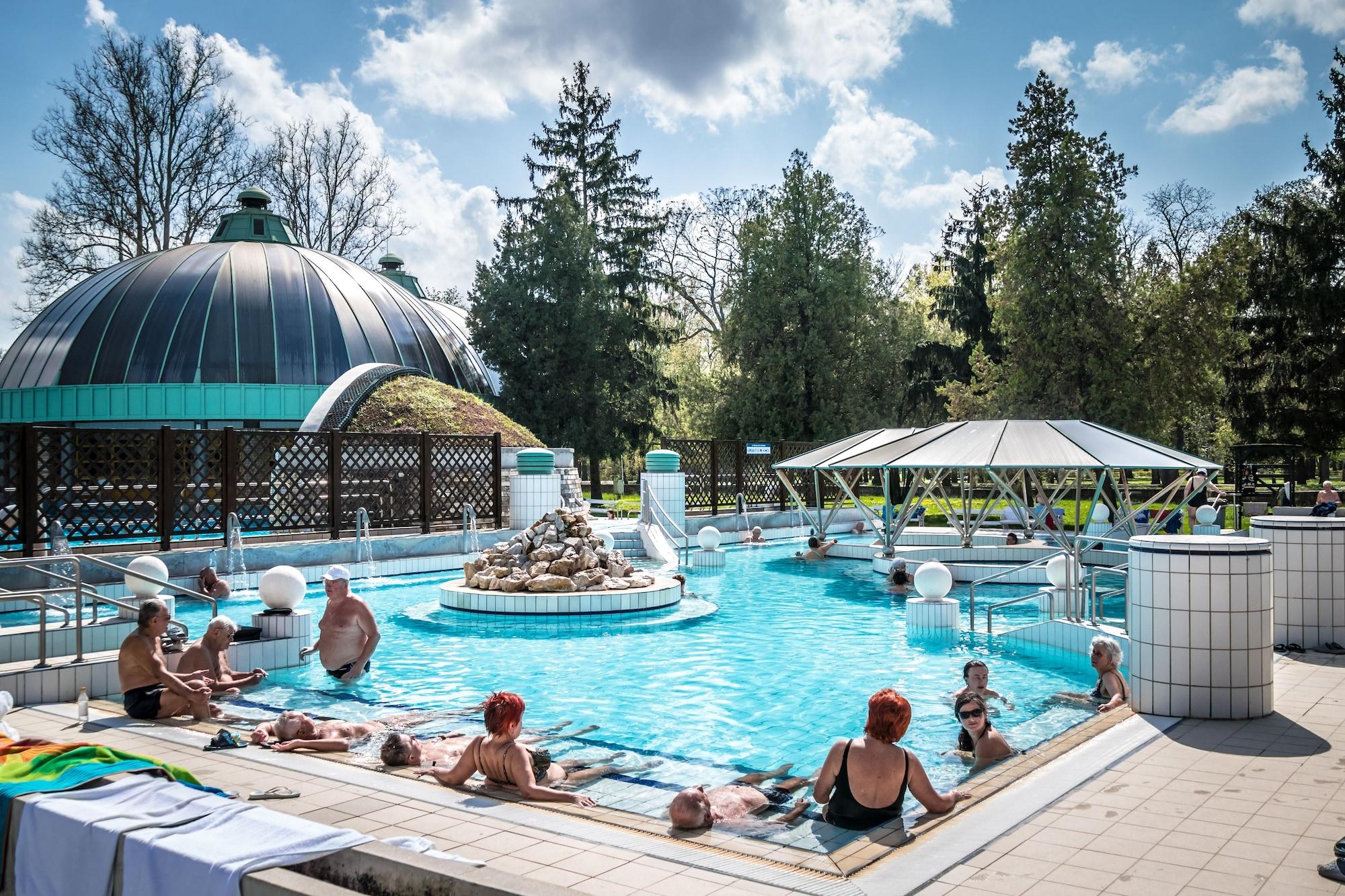 Vista Piscina Hunguest Hotel Flora