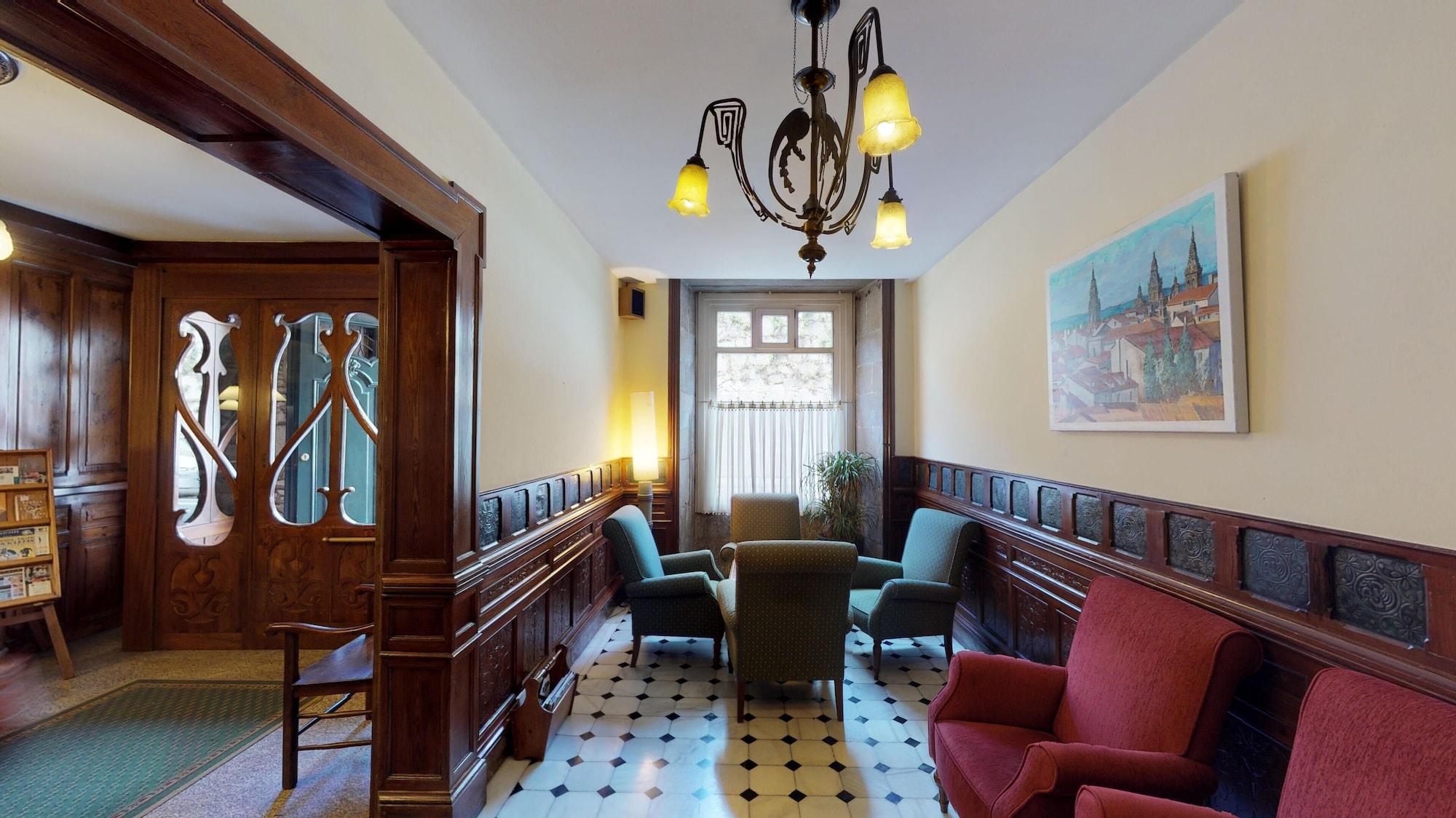 Vista Lobby Hotel Virxe da Cerca by Pousadas de Compostela