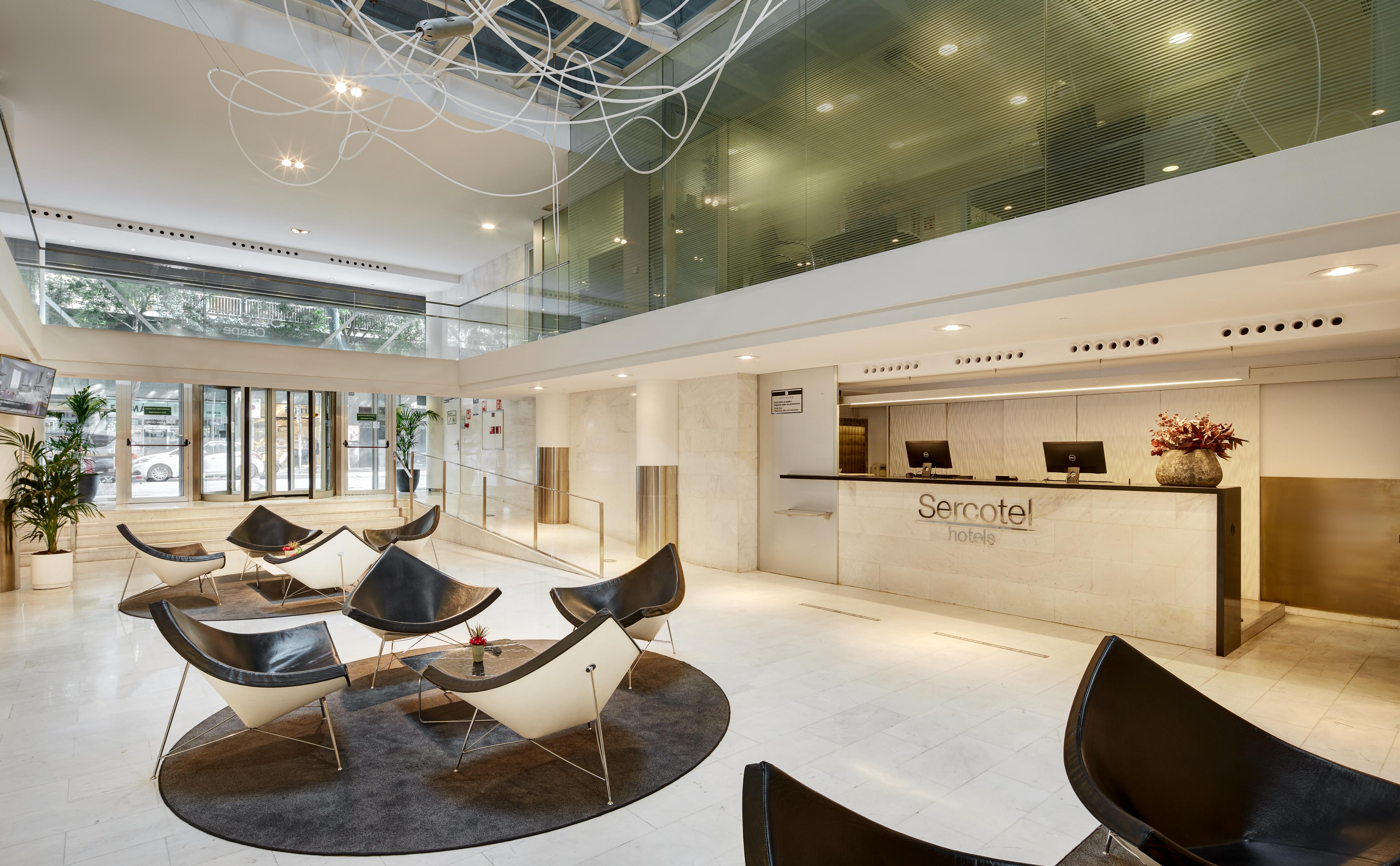 Vista Lobby Sercotel Caspe