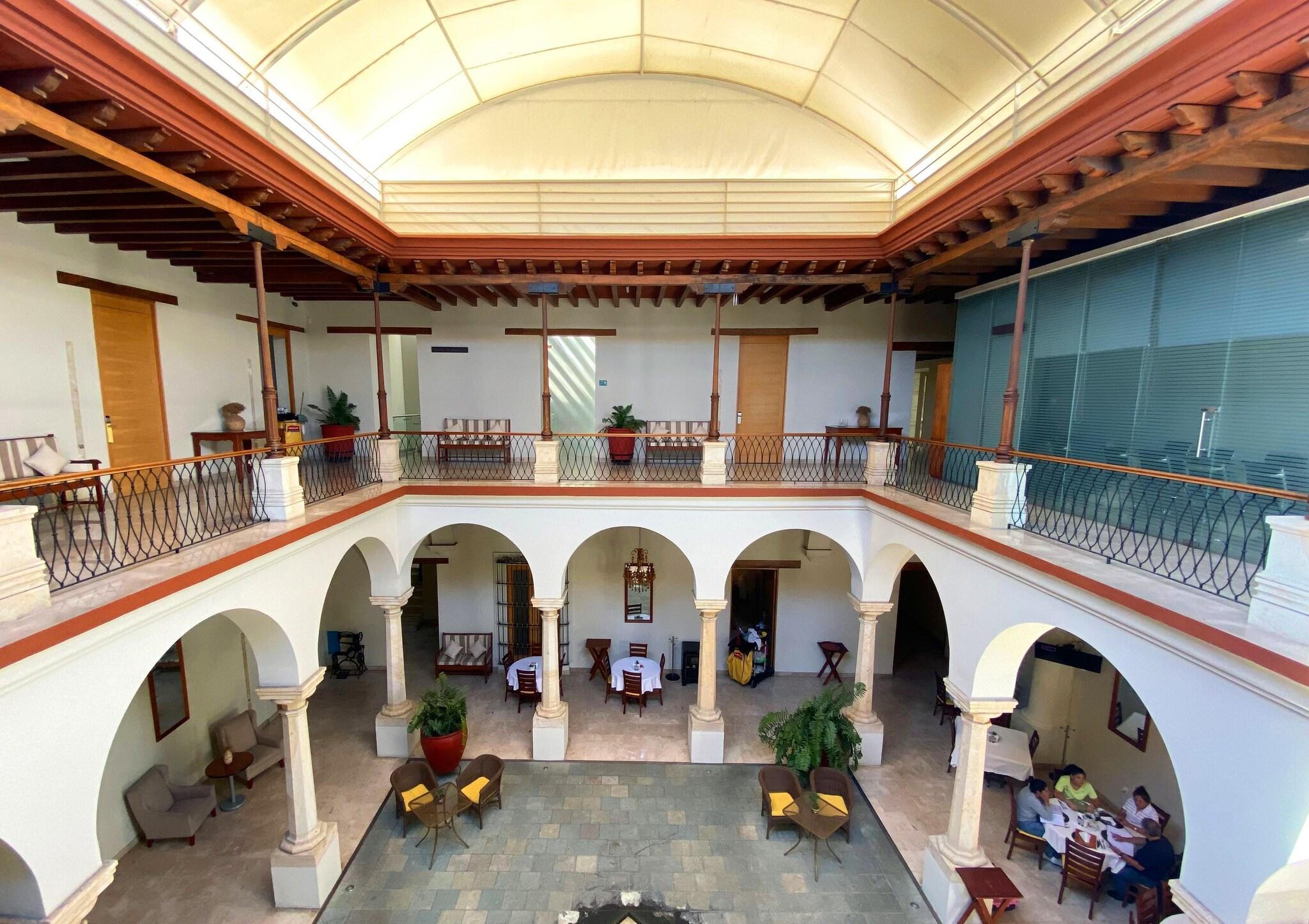 Vista Lobby Hotel Parador de Alcalá Oaxaca