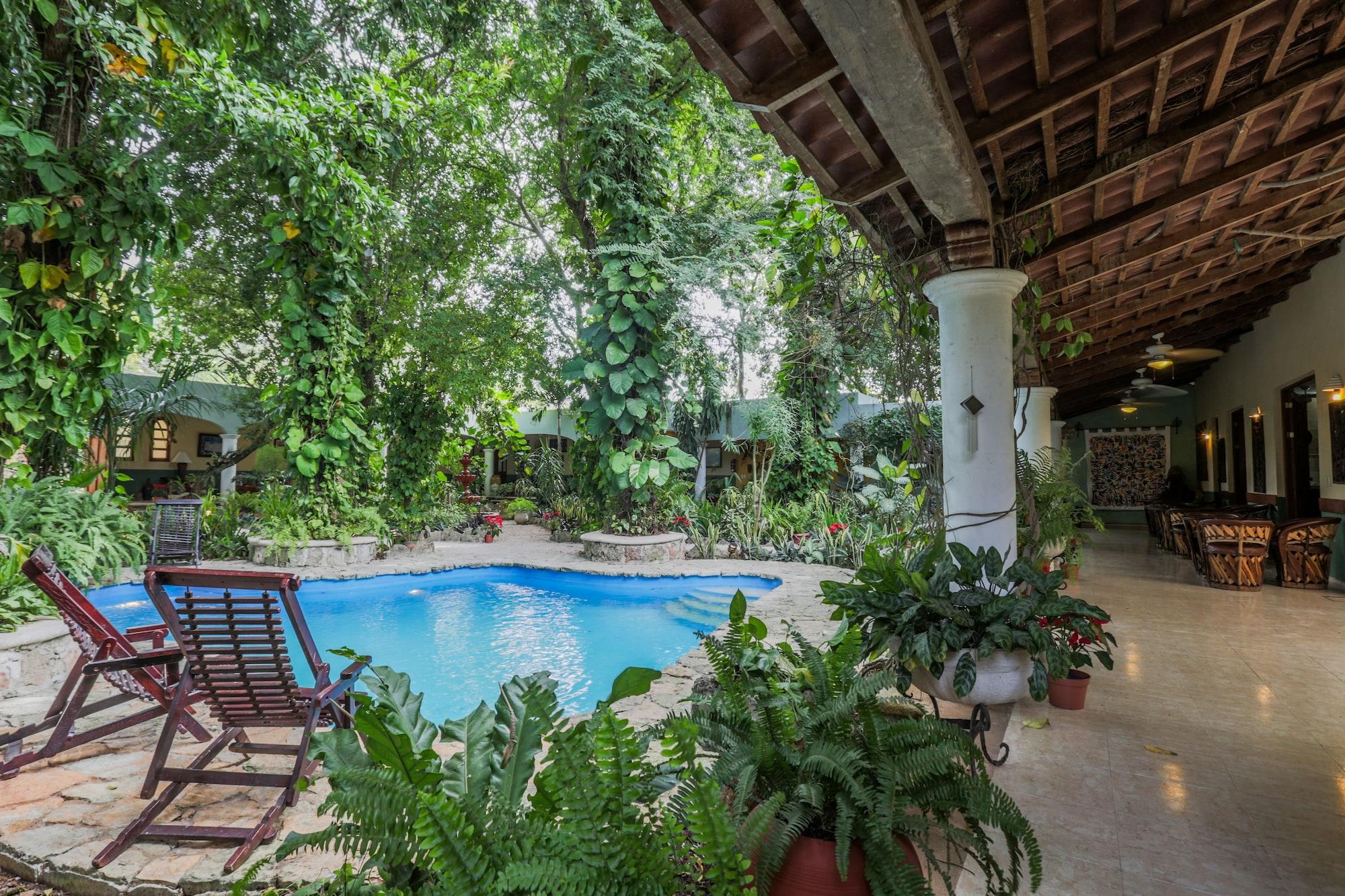Vista Piscina Casa Quetzal Hotel Boutique