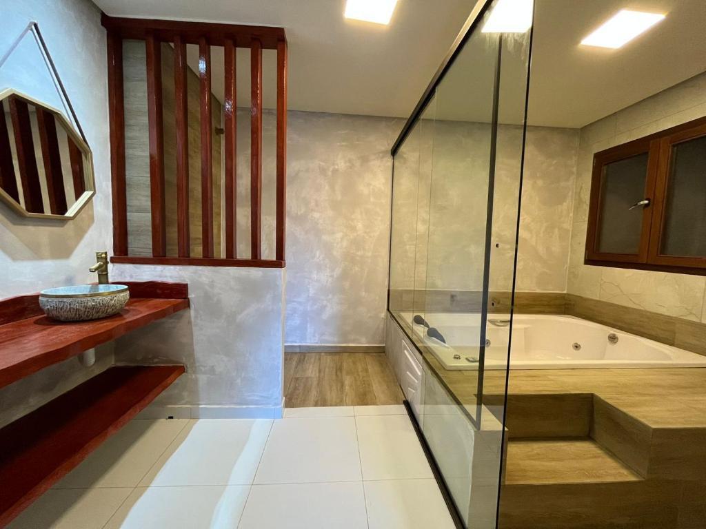 Baño Pousada Sete Mares