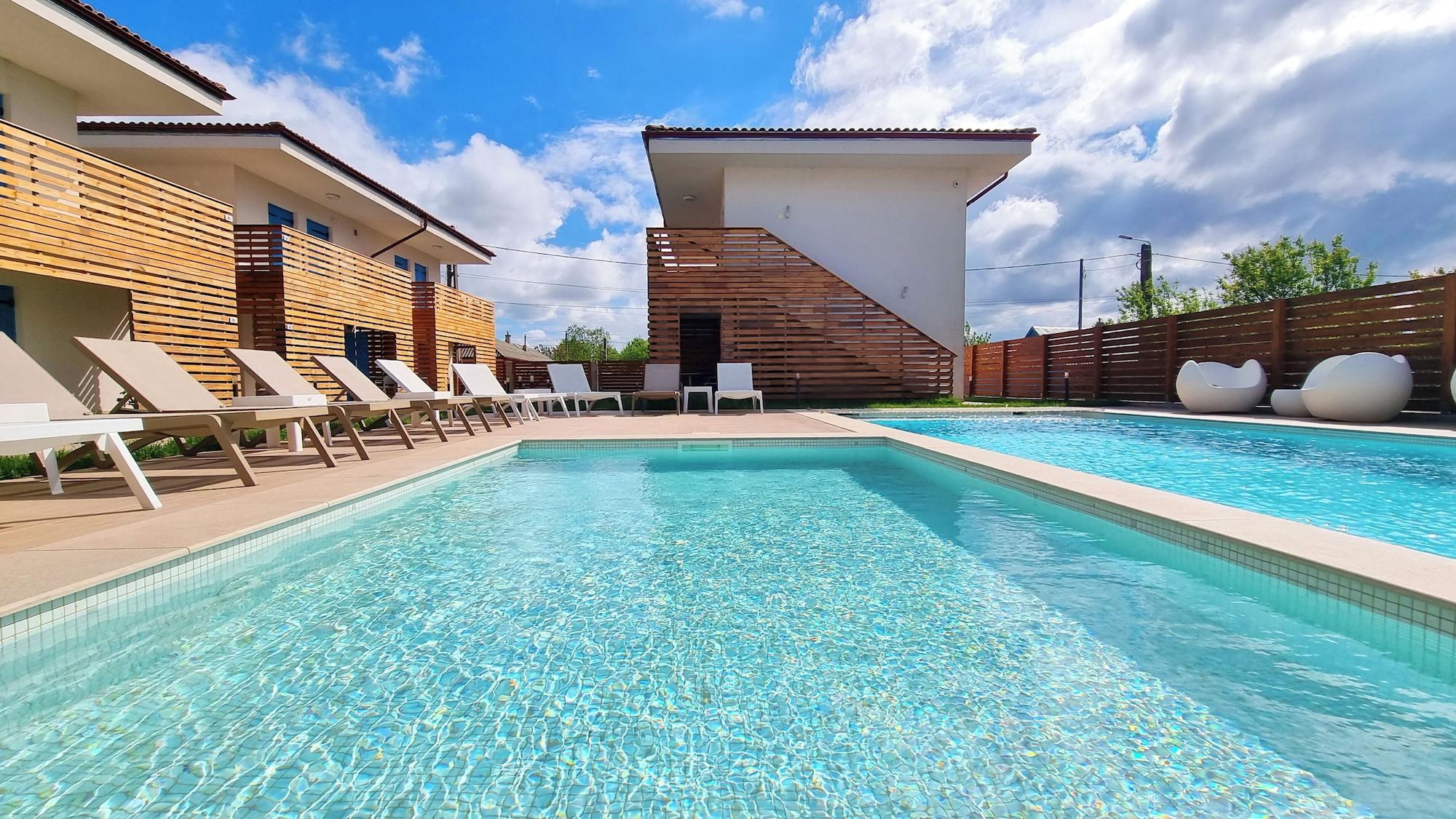 Vista Exterior Pensiunea Terrablue