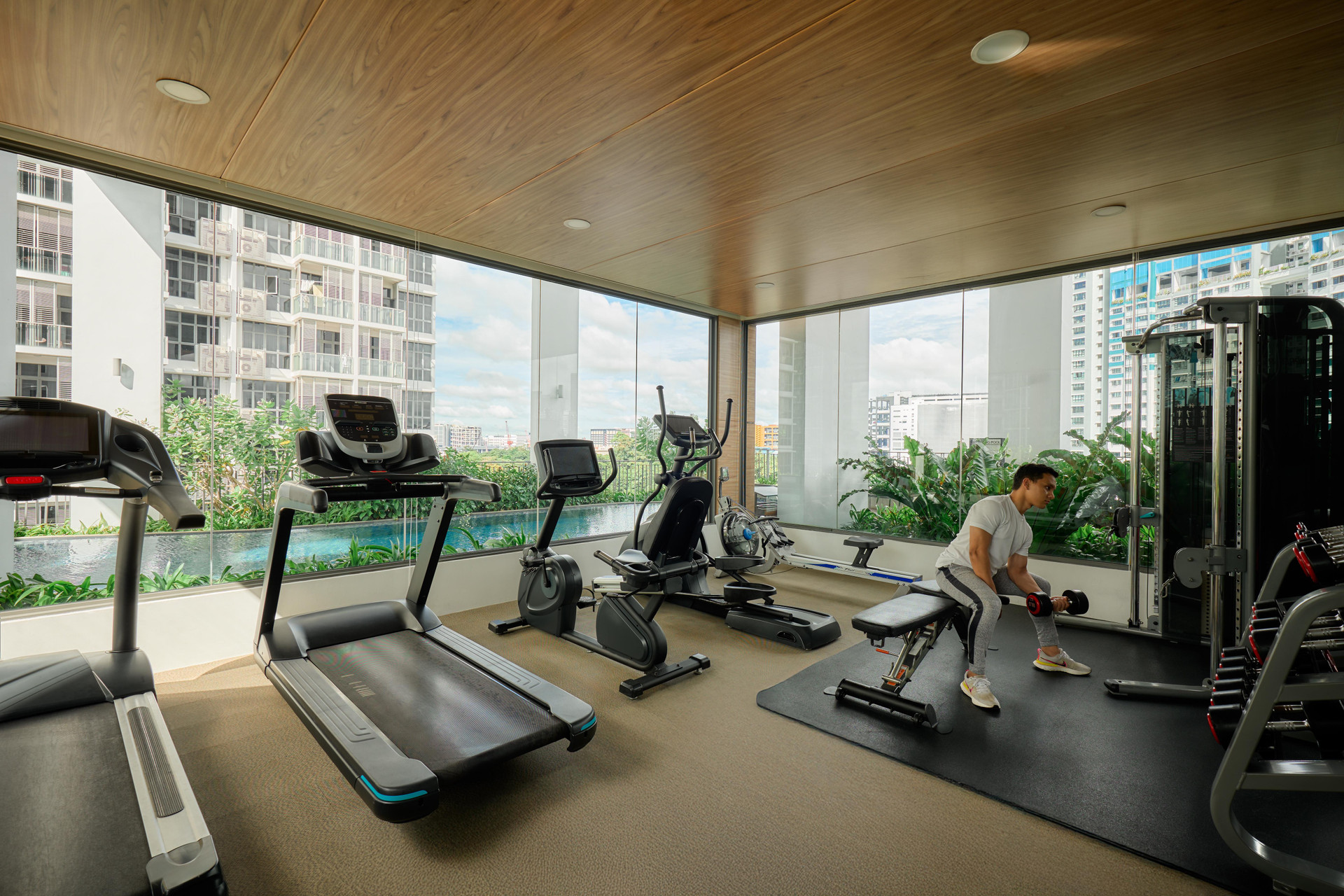 Gimnasio Oasia Residence Singapore